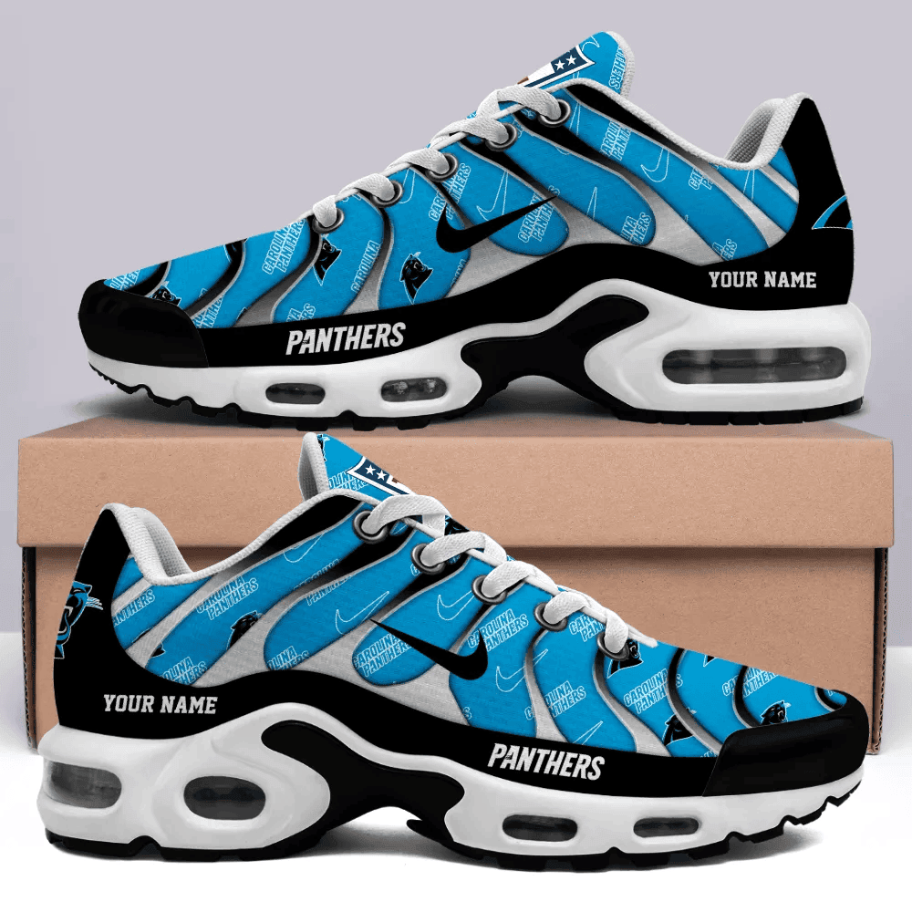 Carolina Panthers Personalized Name Team Mix Colors V5 TN Shoes Air Cushion Sneakers