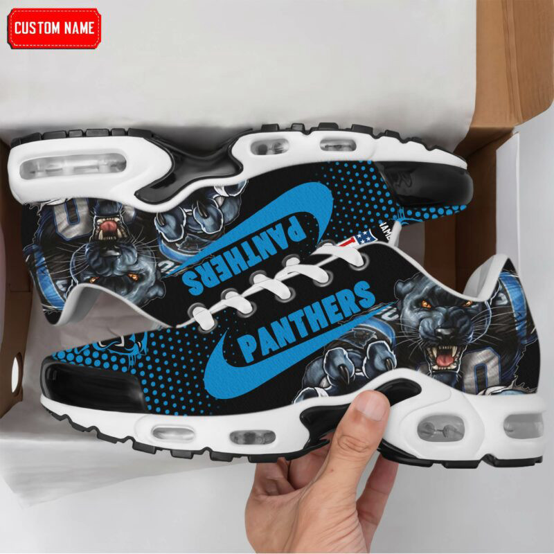 Carolina Panthers Premium Air Max Plus Sport Sneakers For Fan Gifts