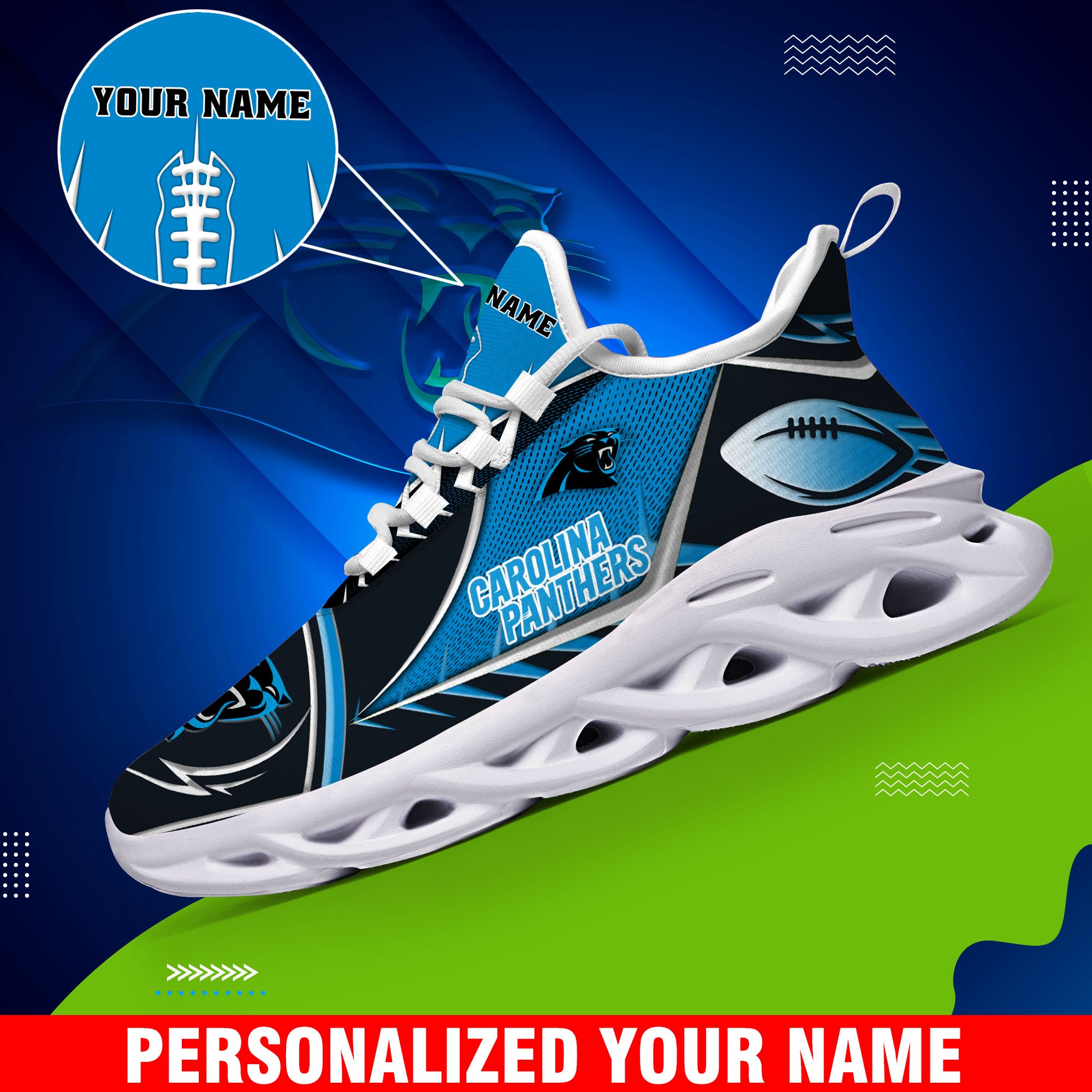 carolina panthers sport white c sneakers 2026 version personalized your name 528 8832