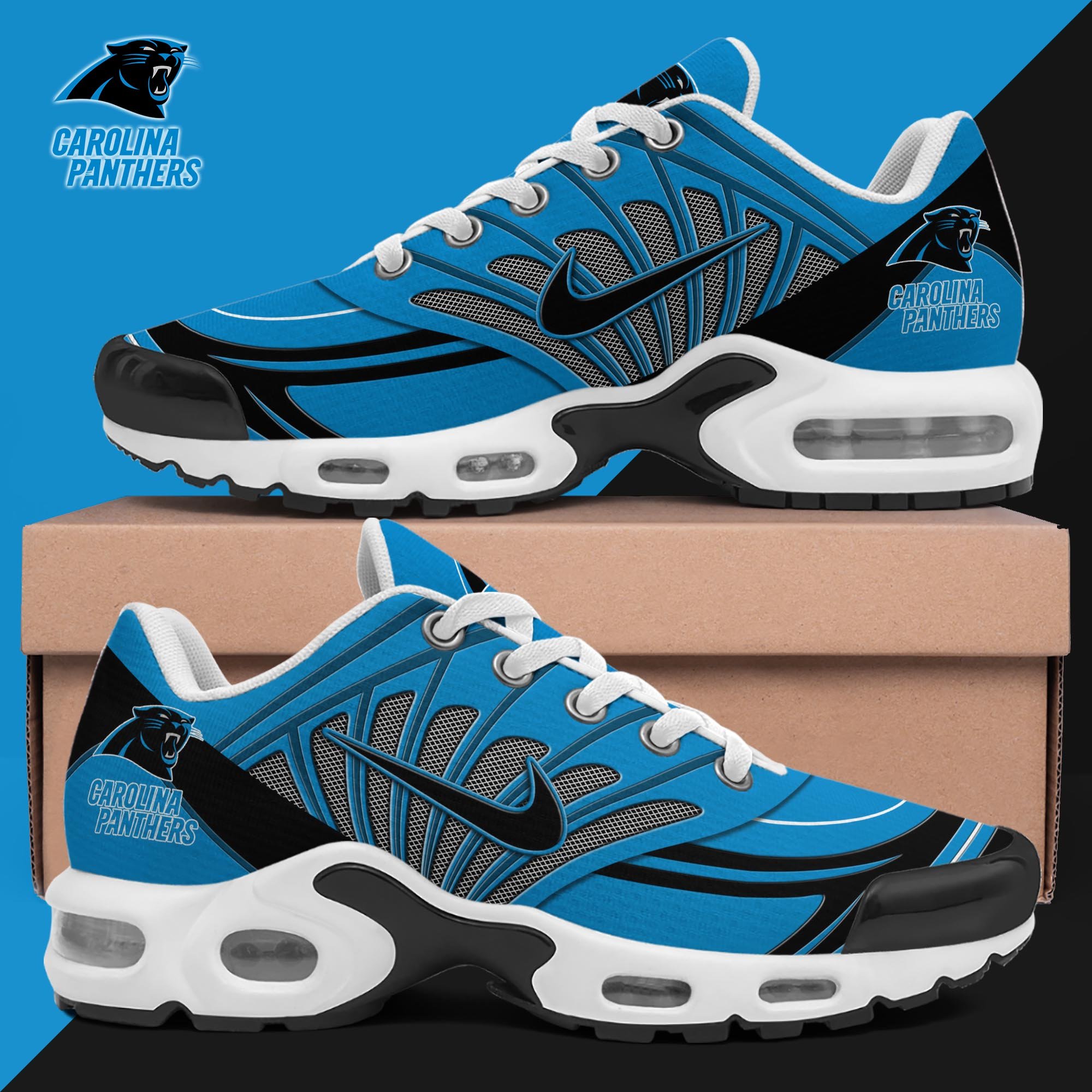 carolina panthers tn shoes 2026 version custom name 919 9003 ippvq