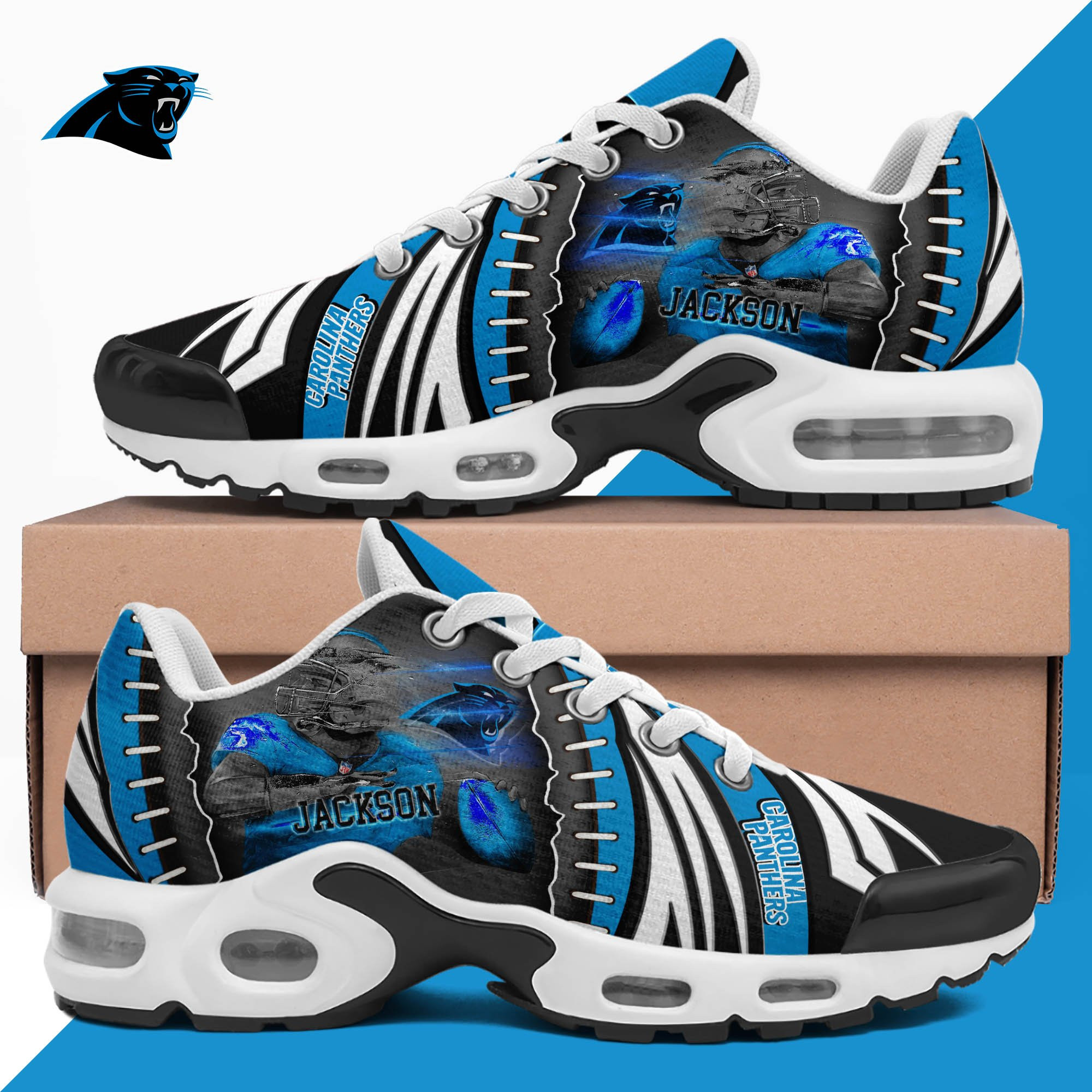 carolina panthers tn shoes 2026 version custom your name 919 5173