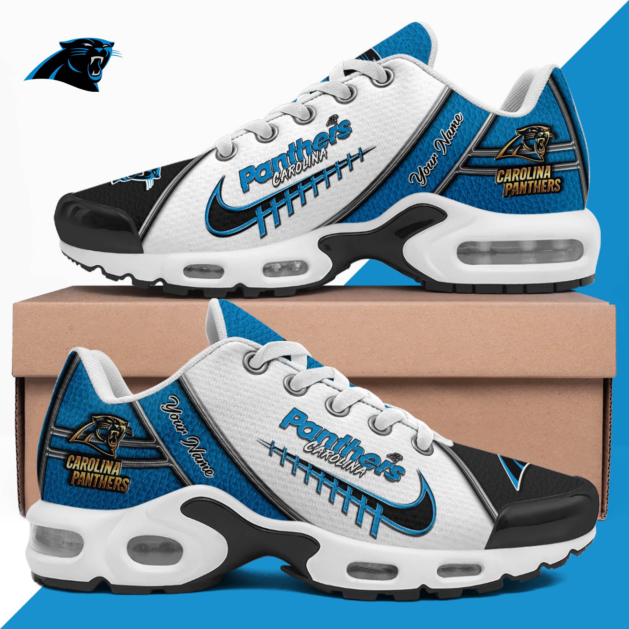 carolina panthers tn shoes 2026 version custom your name football team shoes 516 4886 uksrc