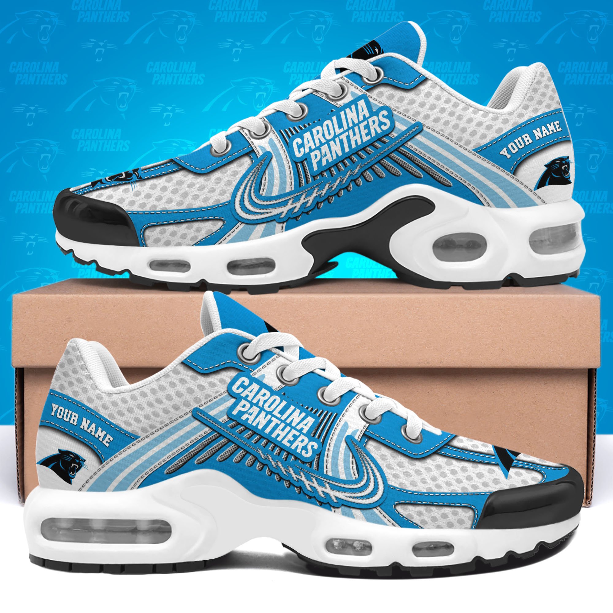 Carolina Panthers TN Shoes Custom Your Name, Sport Team Shoes