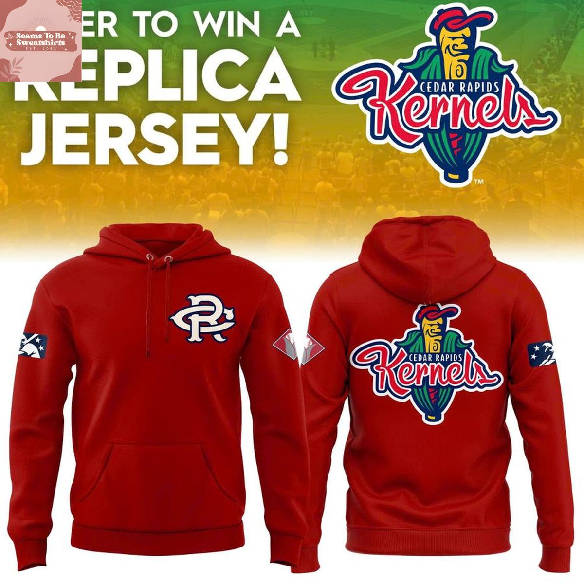cedar rapids kernels 2026 enter to win a hoodie t shirt 4826 iyzt8