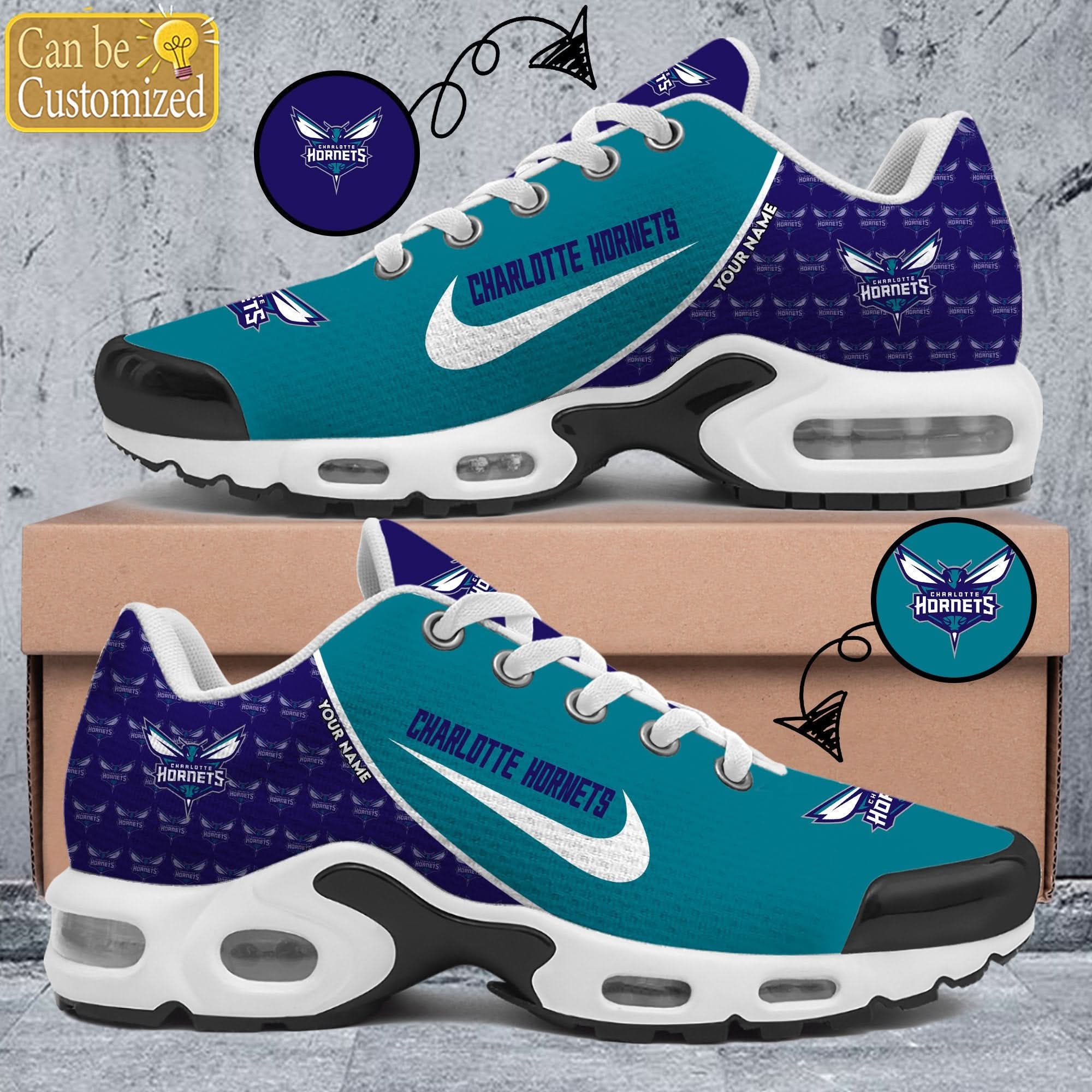 Charlotte Hornets Premium A951 Limited Shoes Personalized