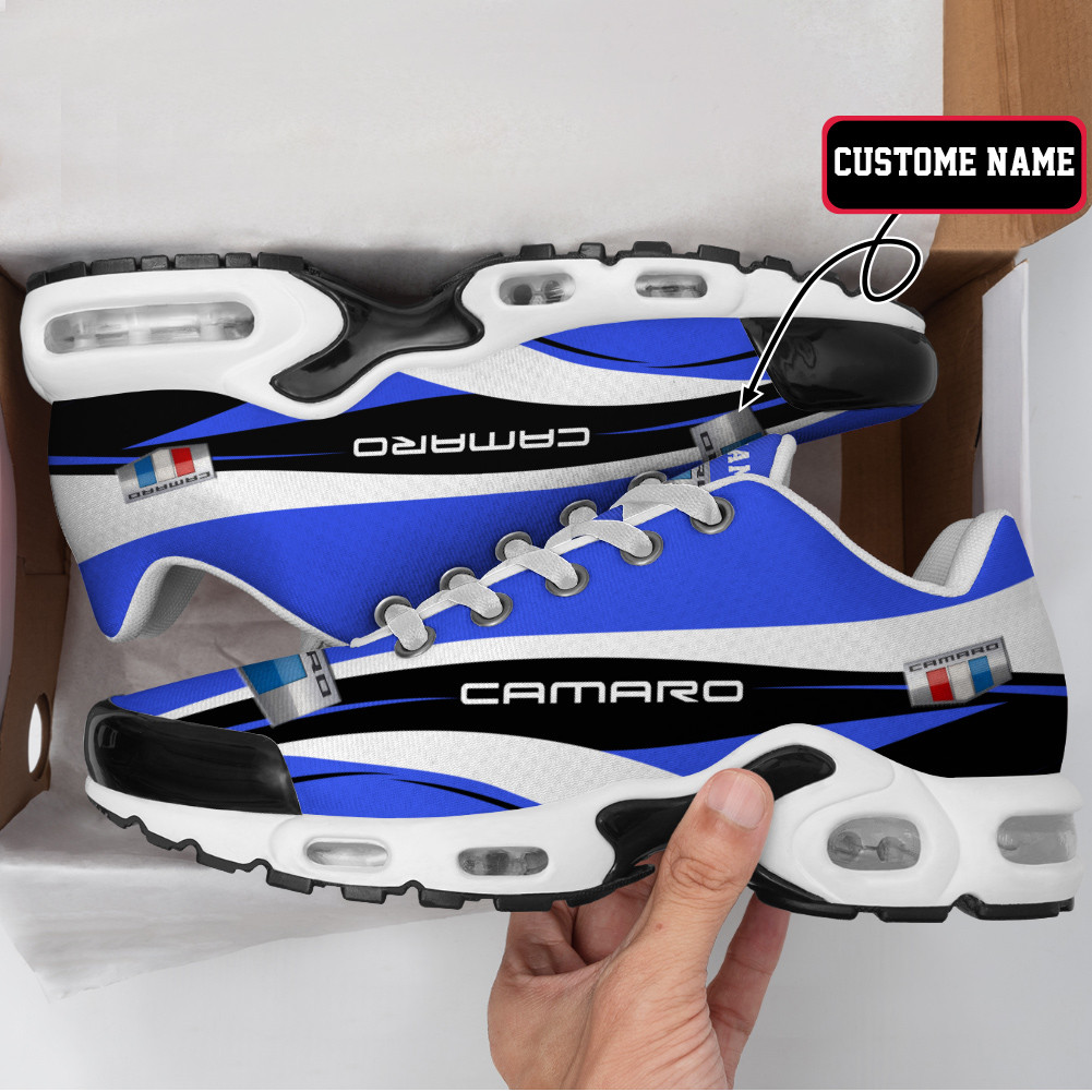 Chevrolet Camaro Wave Style Custom Name TN Air Max Shoes Air Cushion Sneakers