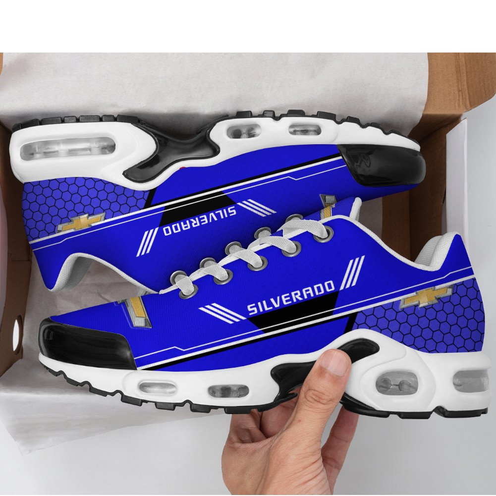 Chevrolet Silverado Bold Hexagon TN Air Max Shoes Air Cushion Sneakers