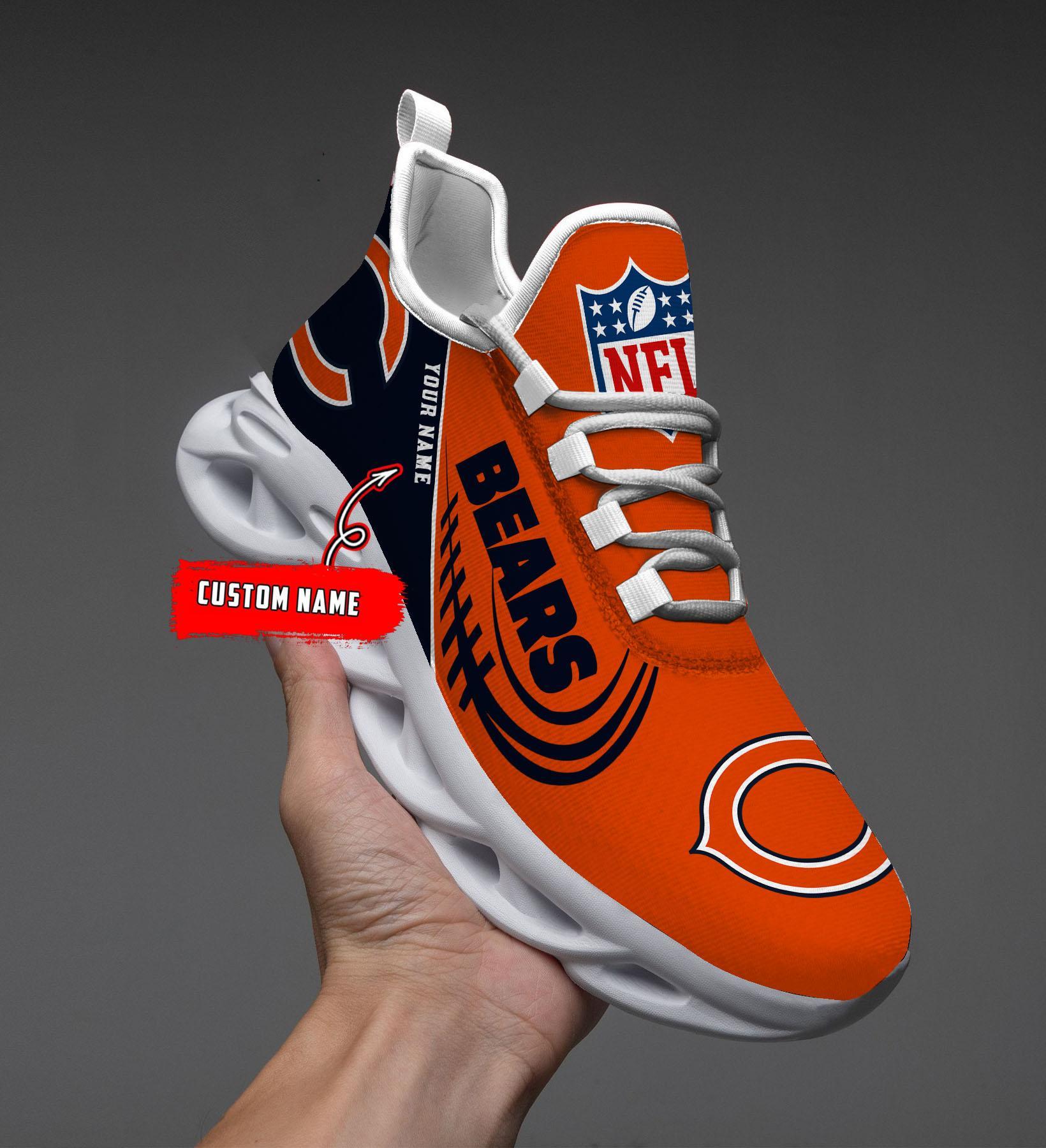 chicago bears black max soul shoes 2026 versions custom name 630 8639 cqwbg