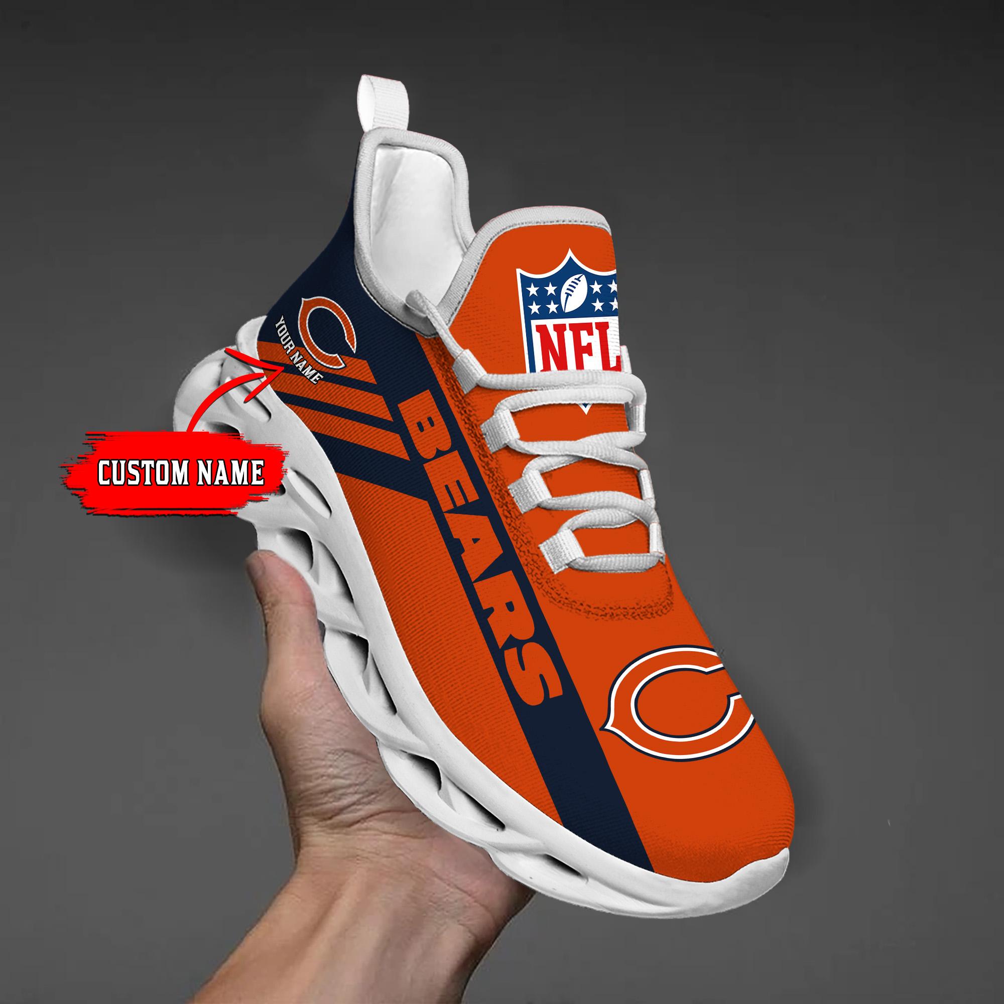 chicago bears black max soul shoes 2026 versions custom name 635 4571 renvd