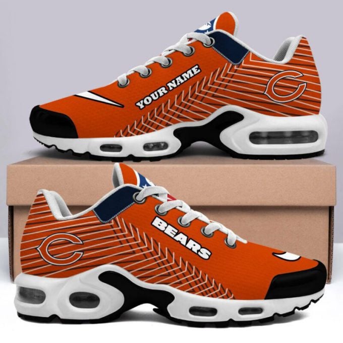 Chicago Bears Custom Name Air Max Shoes Air Cushion Sneakers