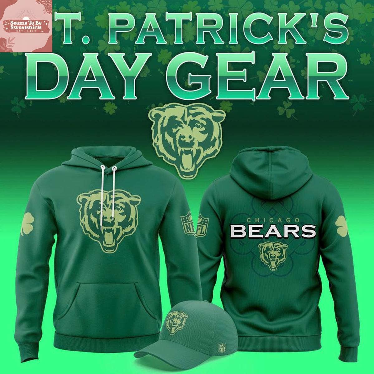 chicago bears happy st.patricks day 2026 hoodie t shirt 8446 pyruw