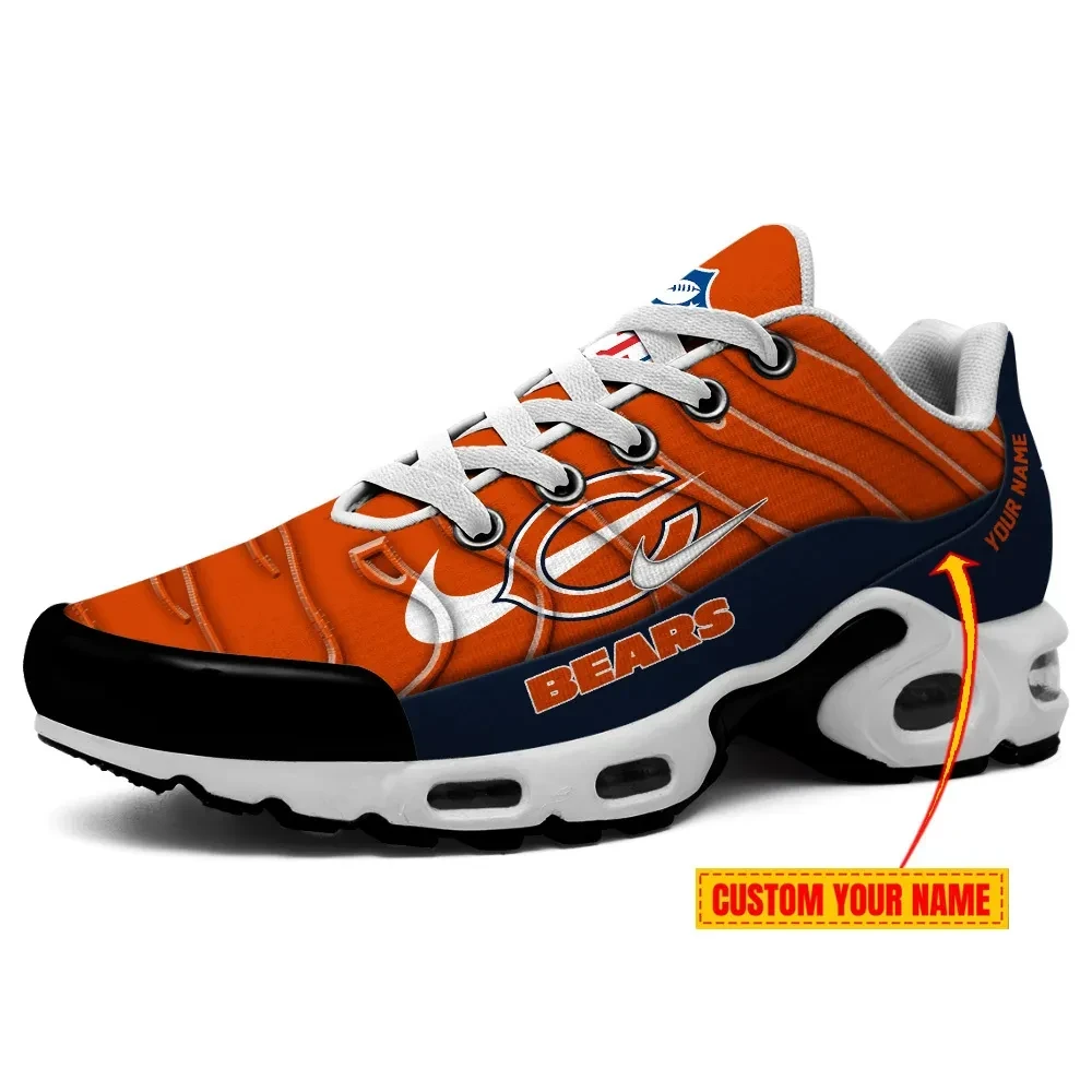 chicago bears personalized name team mix colors v4 tn air max shoes air cushion sneakers 9725 2o6vj