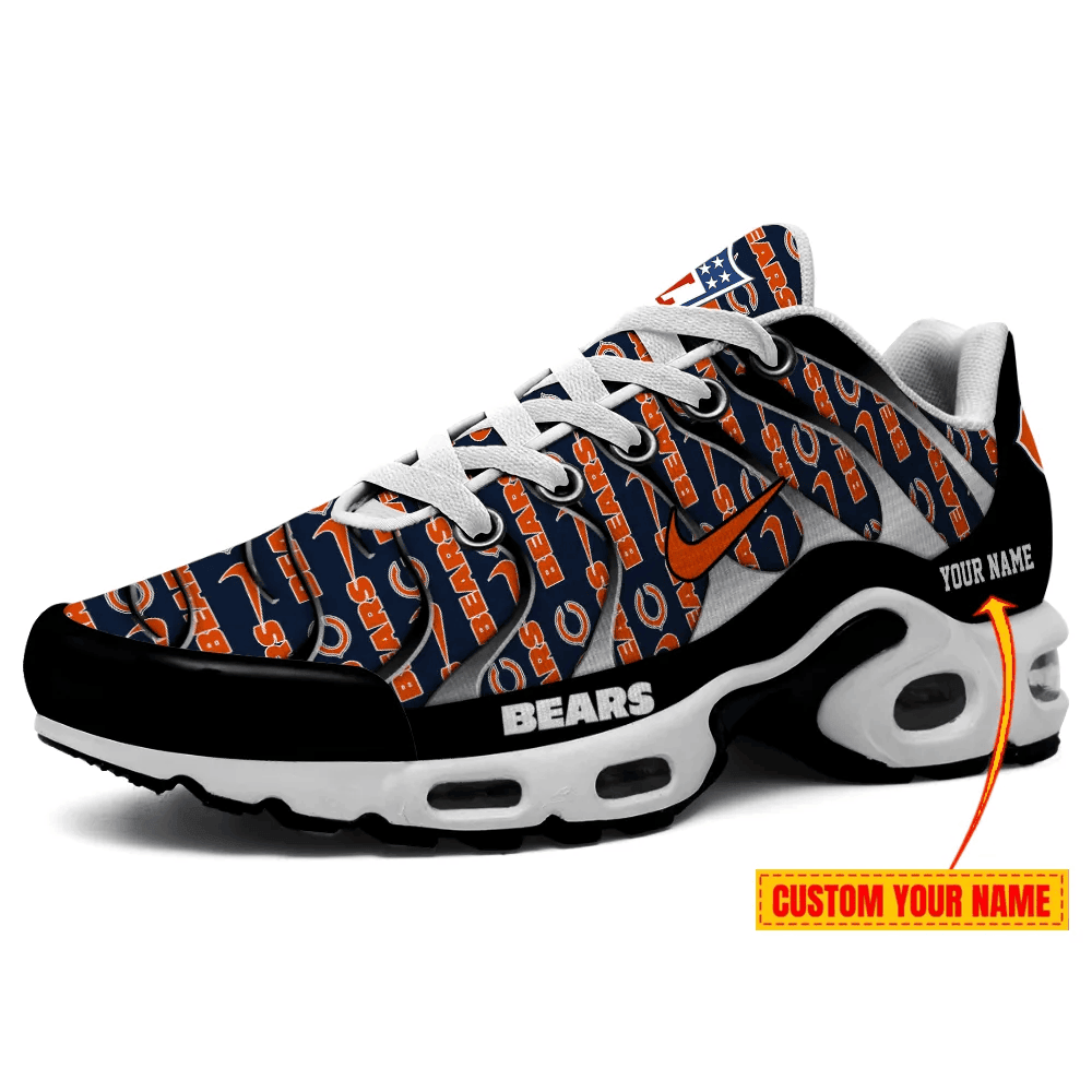 chicago bears personalized name team mix colors v5 tn air max shoes air cushion sneakers 2495