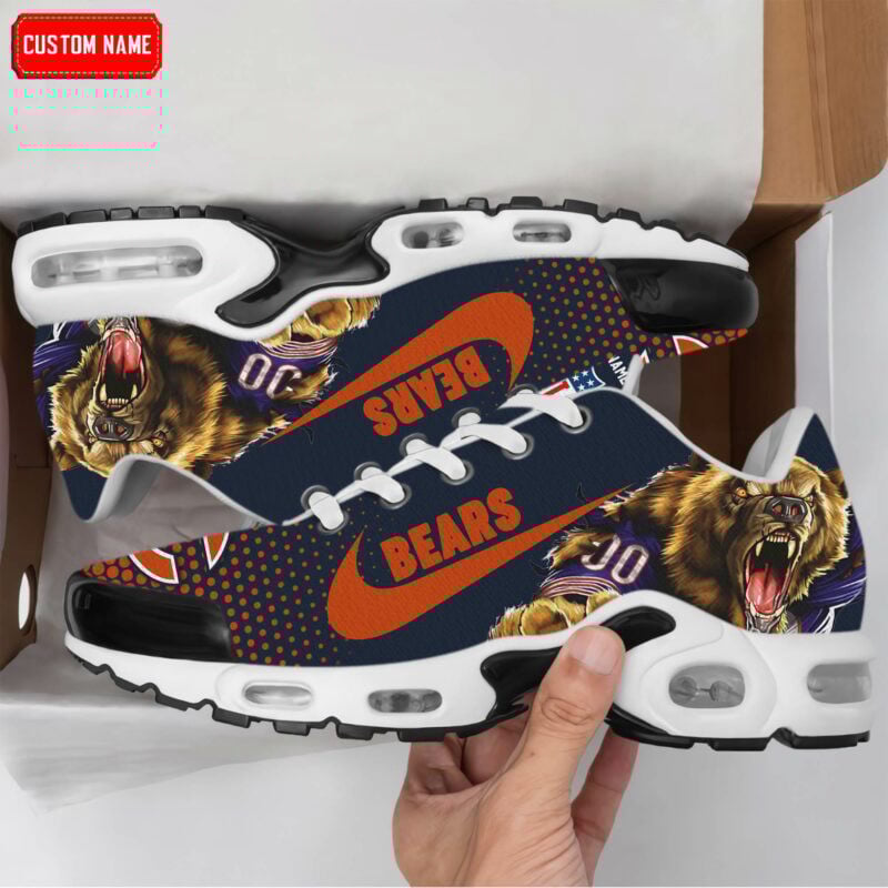 Chicago Bears Premium Air Max Plus Sport Sneakers For Fan Gifts