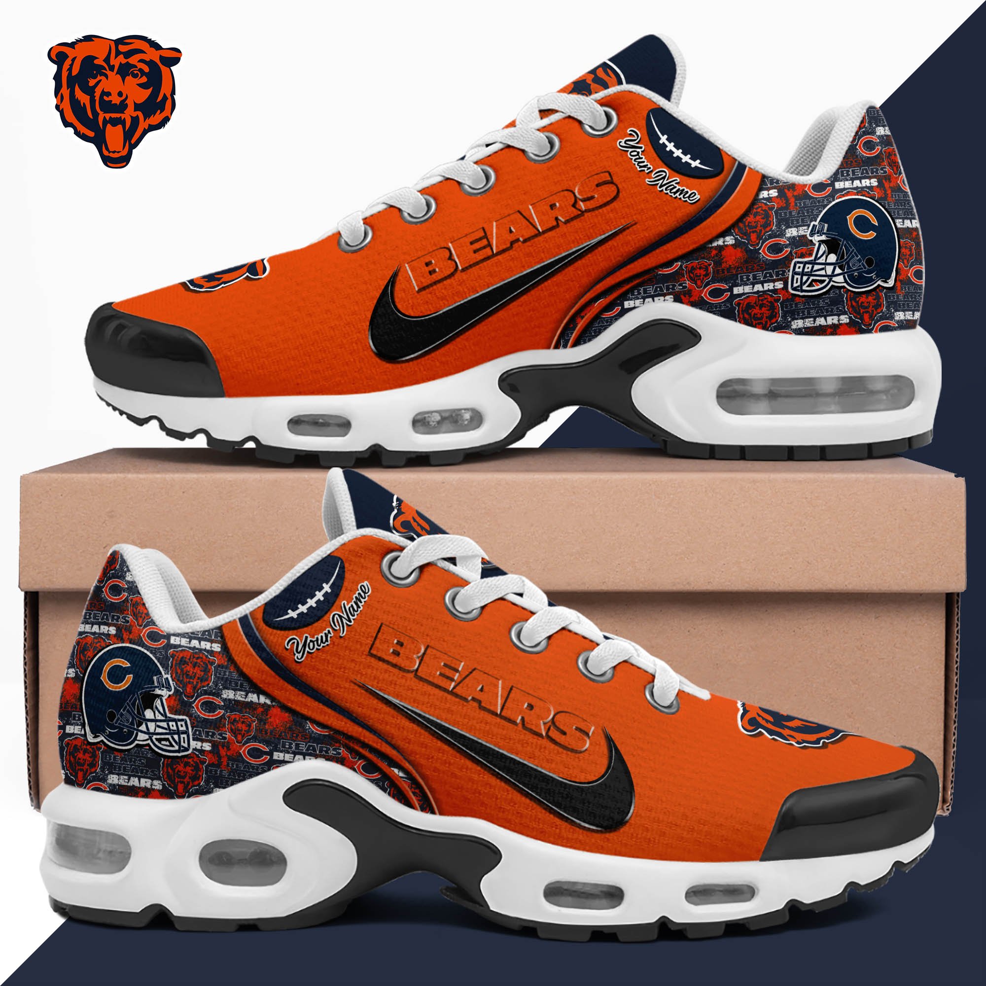 chicago bears tn shoes 2026 version custom your name 499 4171 hmzg5