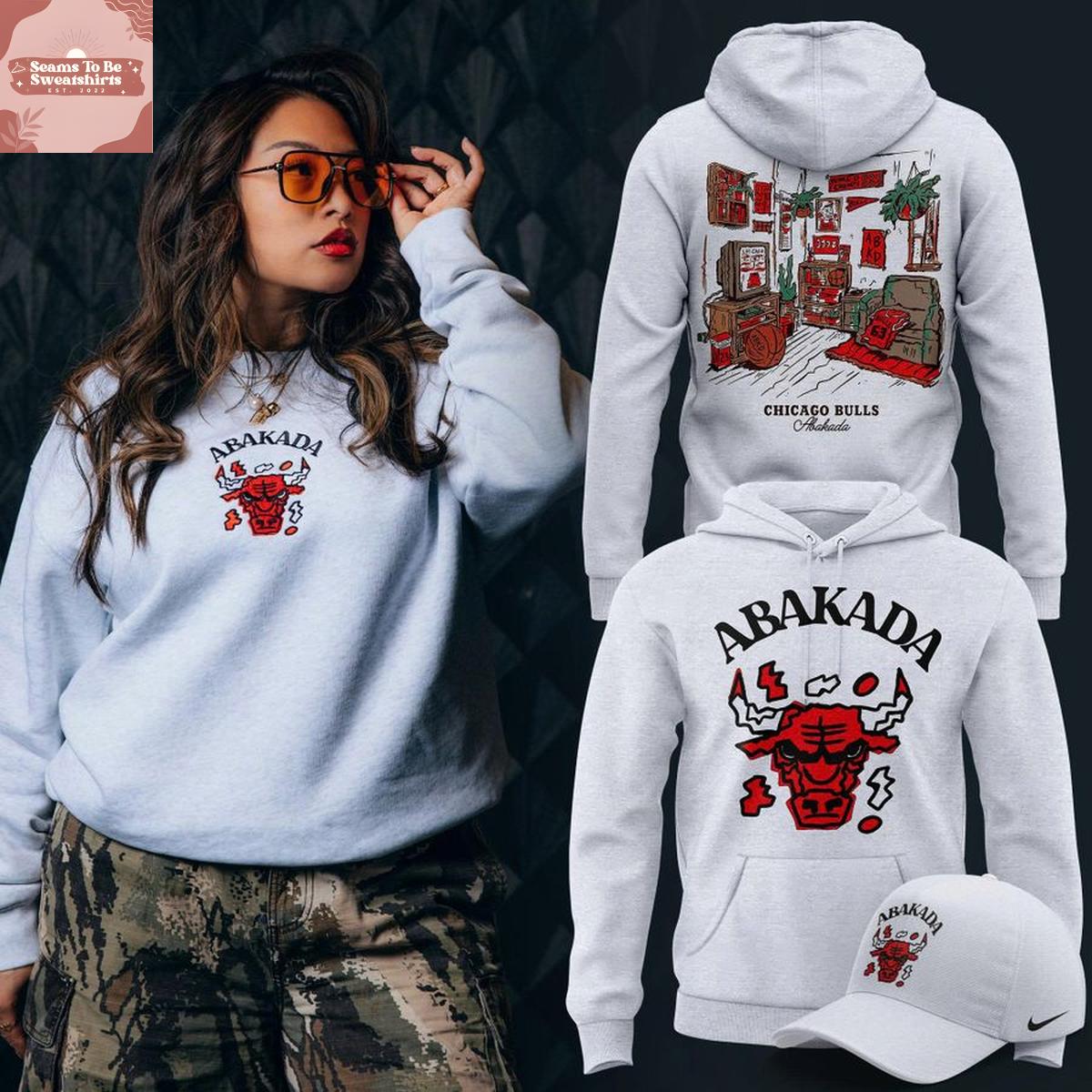 Chicago Bulls Abakada 2026 Big Logo Hoodie Shirt 