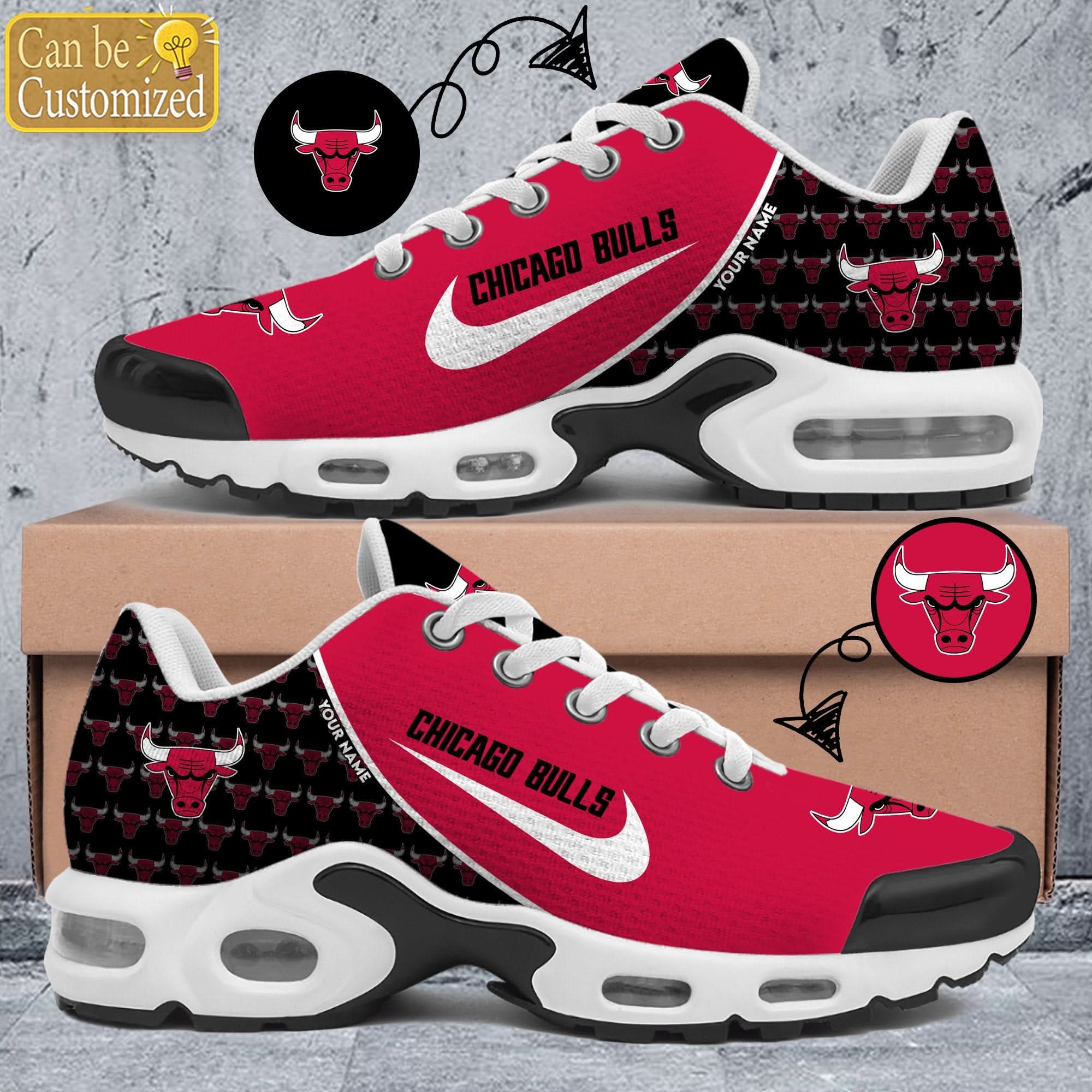 Chicago Bulls Premium A951 Limited Shoes Personalized