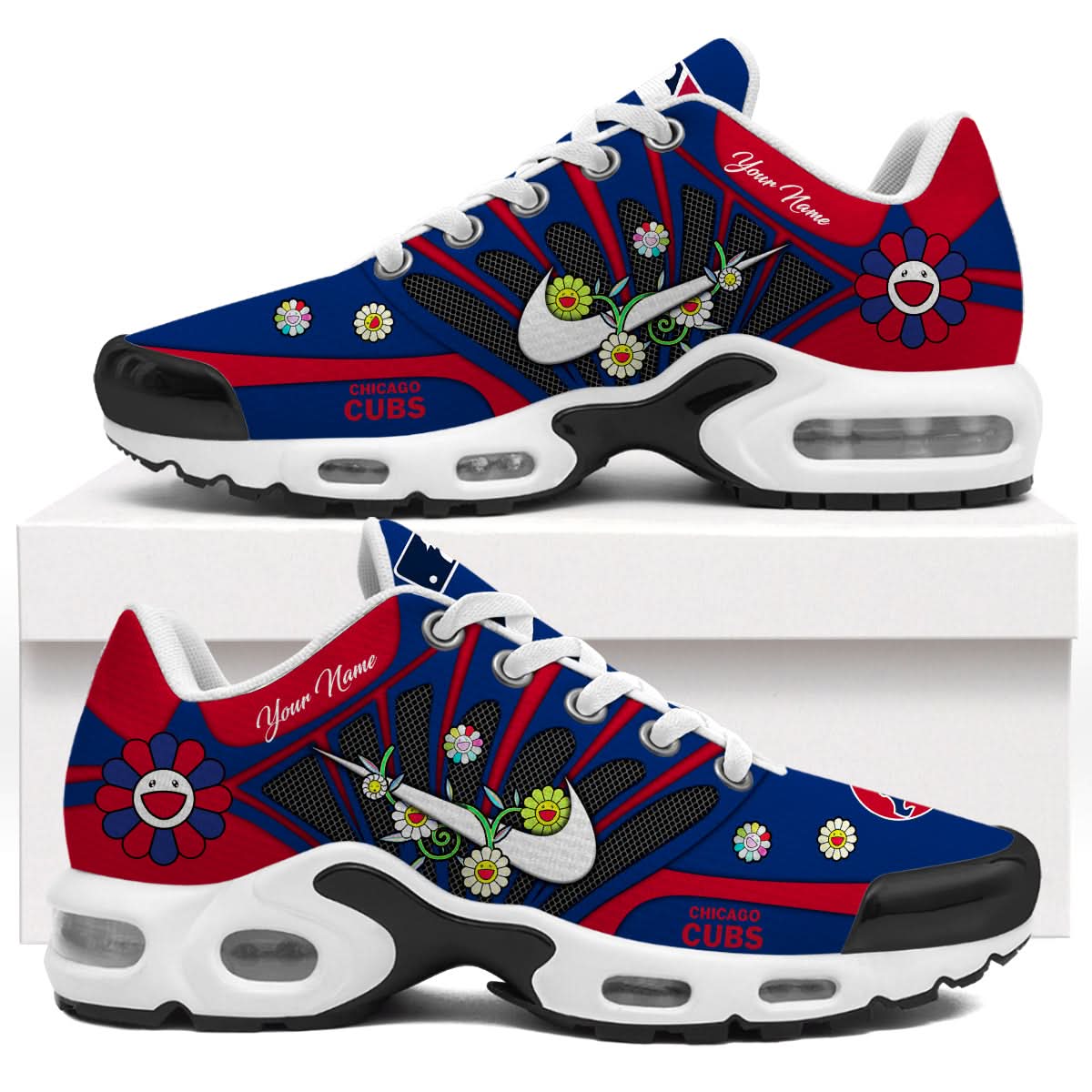 chicago cubs tokyo series customized premium sport shoes 6087 pgmfa