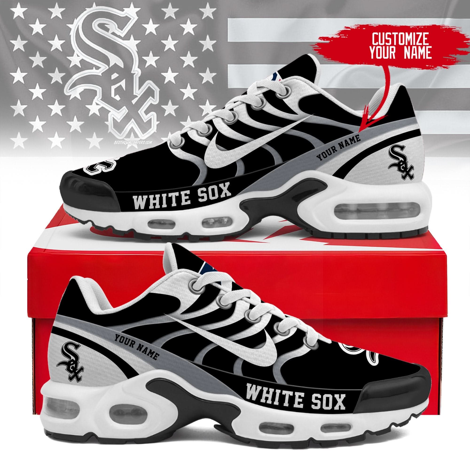 chicago white sox personalized air max shoes 300525 7734