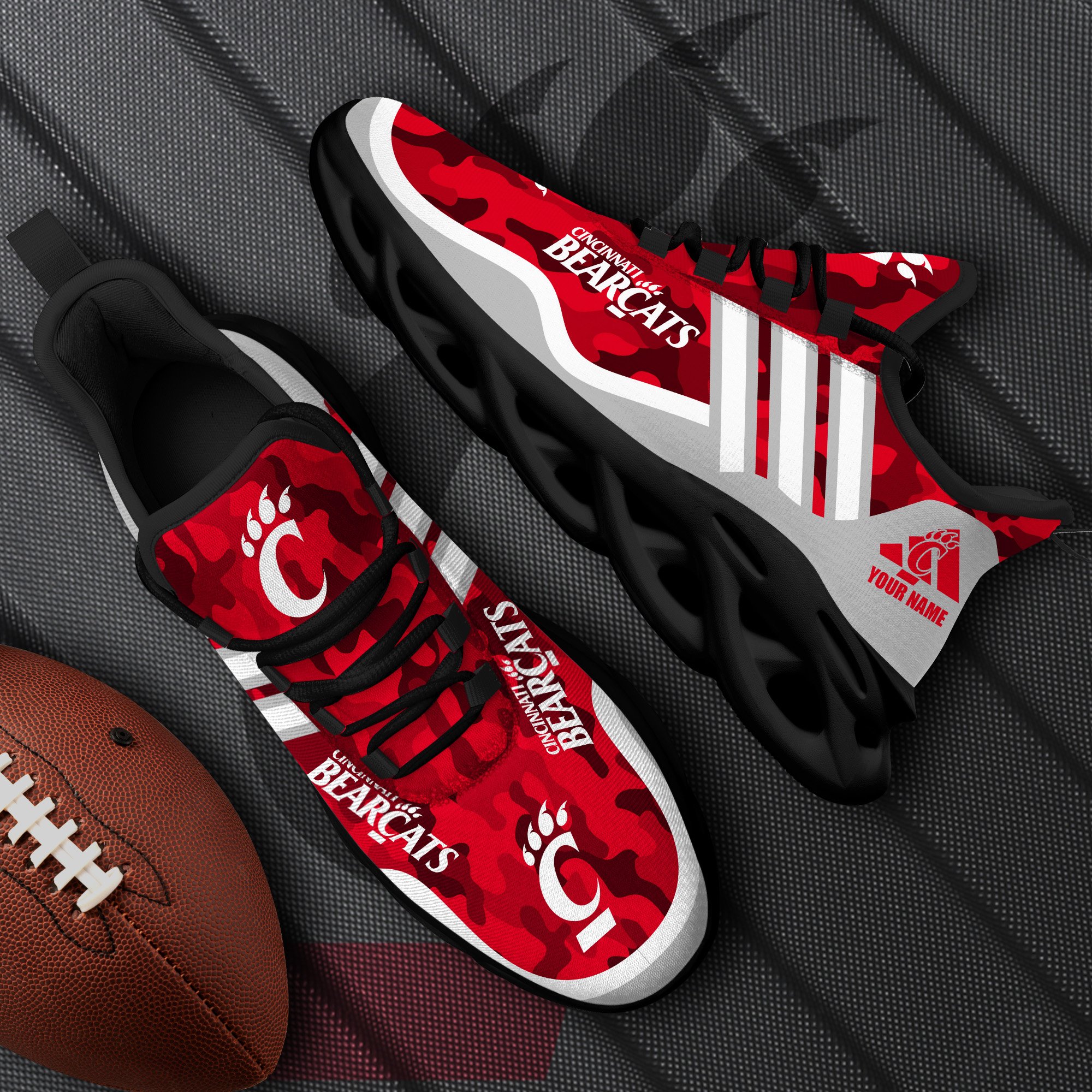 cincinnati bearcats black max soul shoes 2026 versions custom name 466 7965 zpul7