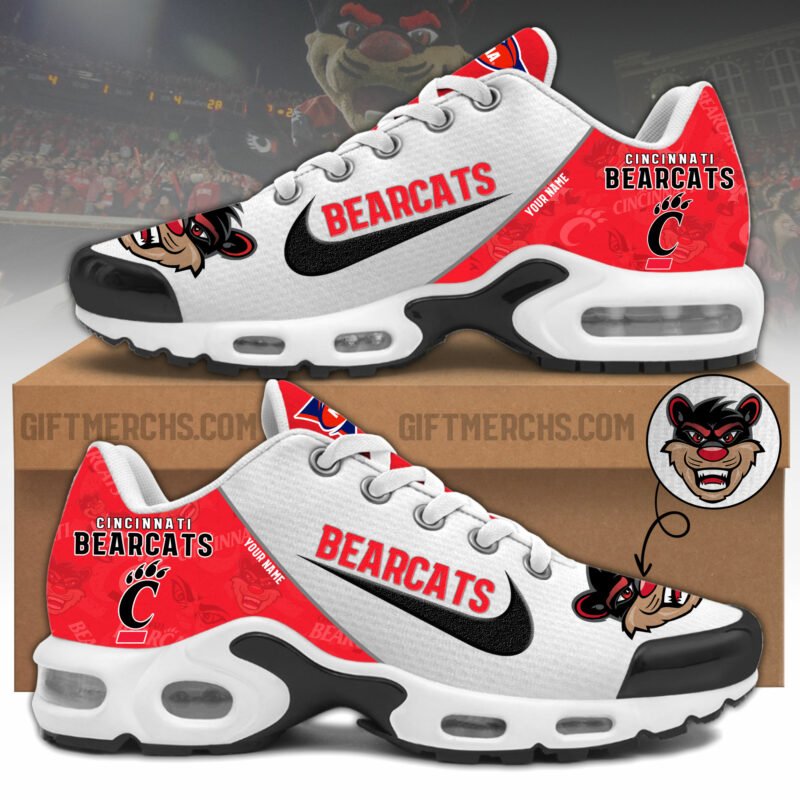 Cincinnati Bearcats TN Shoes 2026 Version Custom Name, Shoes For Sport Fan, Sport Gifts PH270