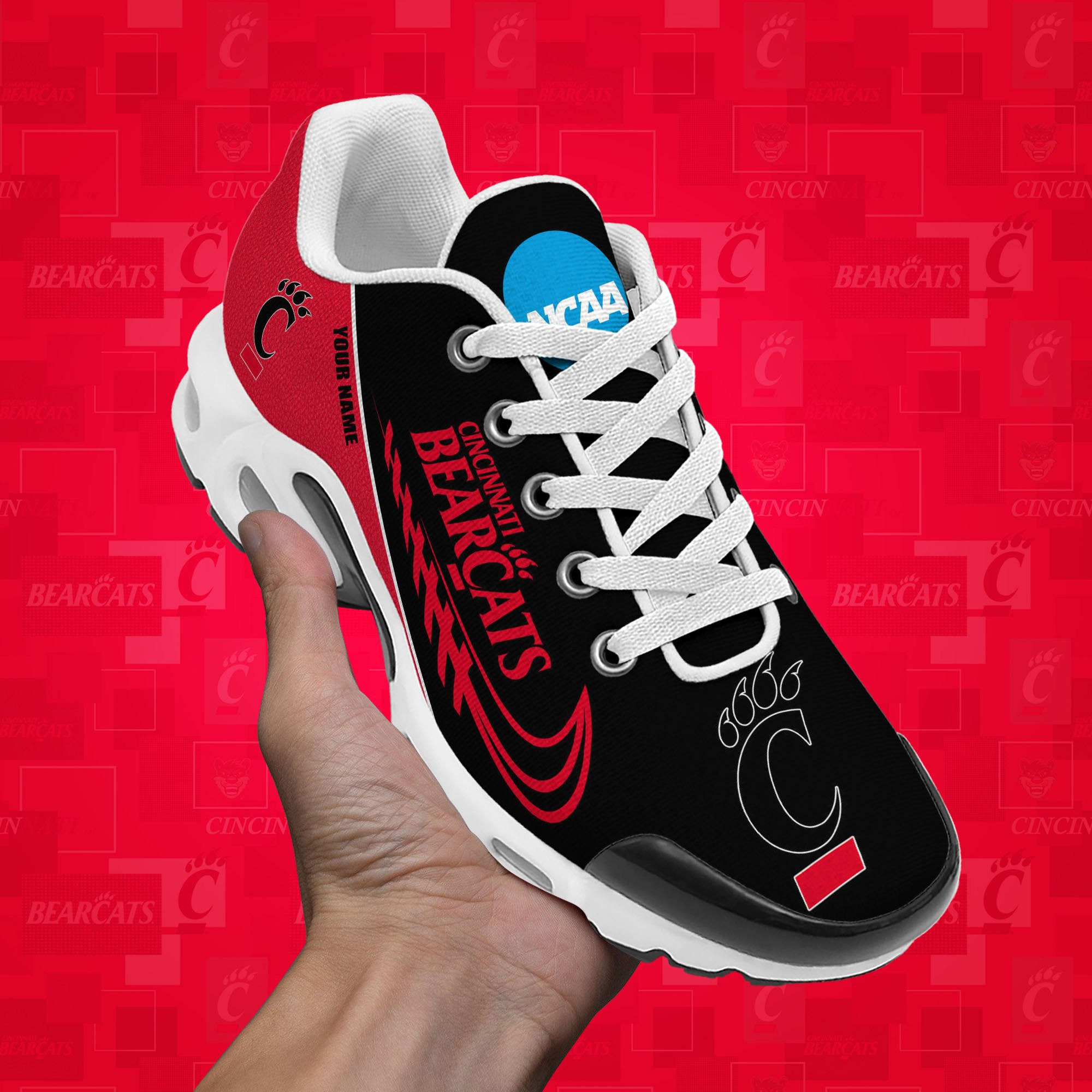 Cincinnati Bearcats TN Shoes Custom Your Name 514