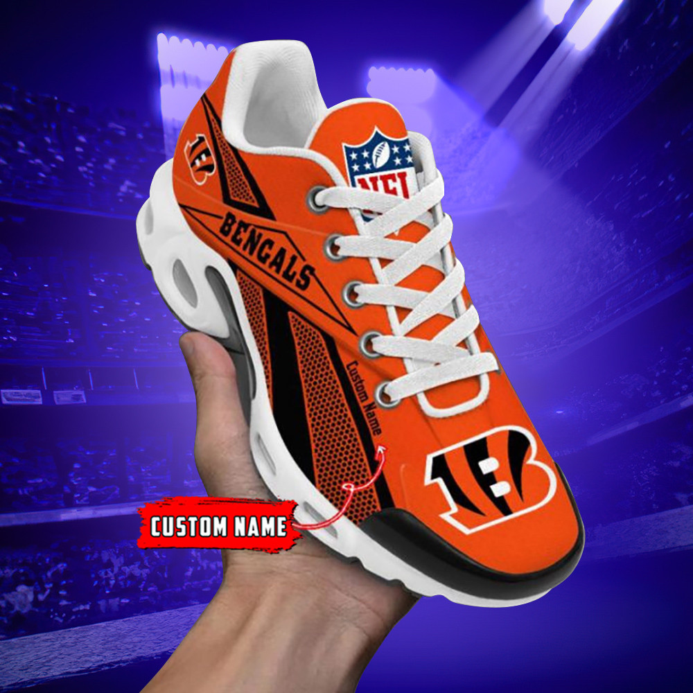 Cincinnati Bengals Custom Name Air Max Shoes Air Cushion Sneakers