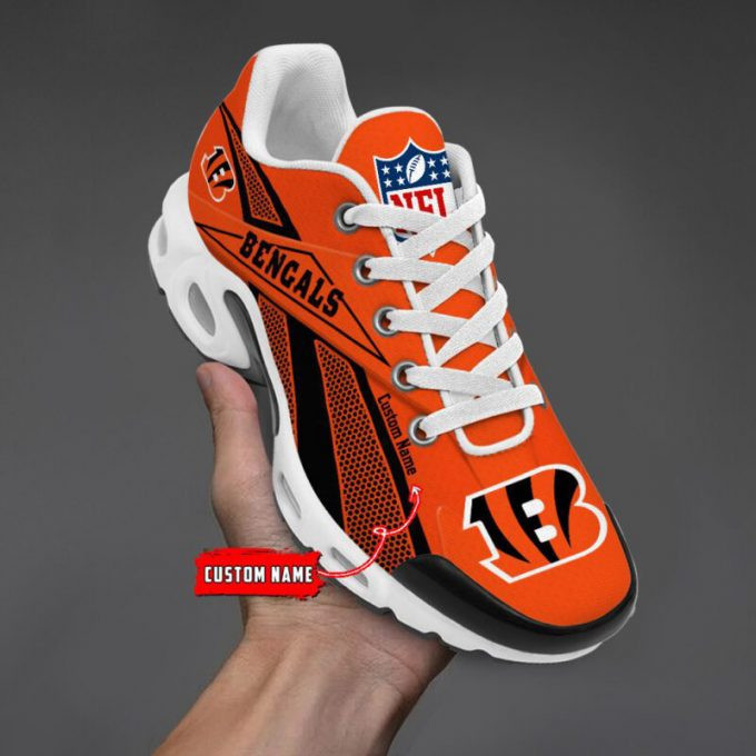 Cincinnati Bengals Custom Name Shoes Air Cushion Sneakers