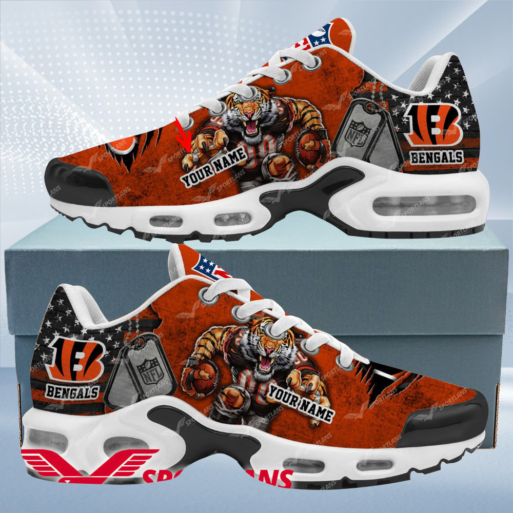 Cincinnati Bengals Personalized TN Air Max Shoes Air Cushion Sneakers DTYNNS
