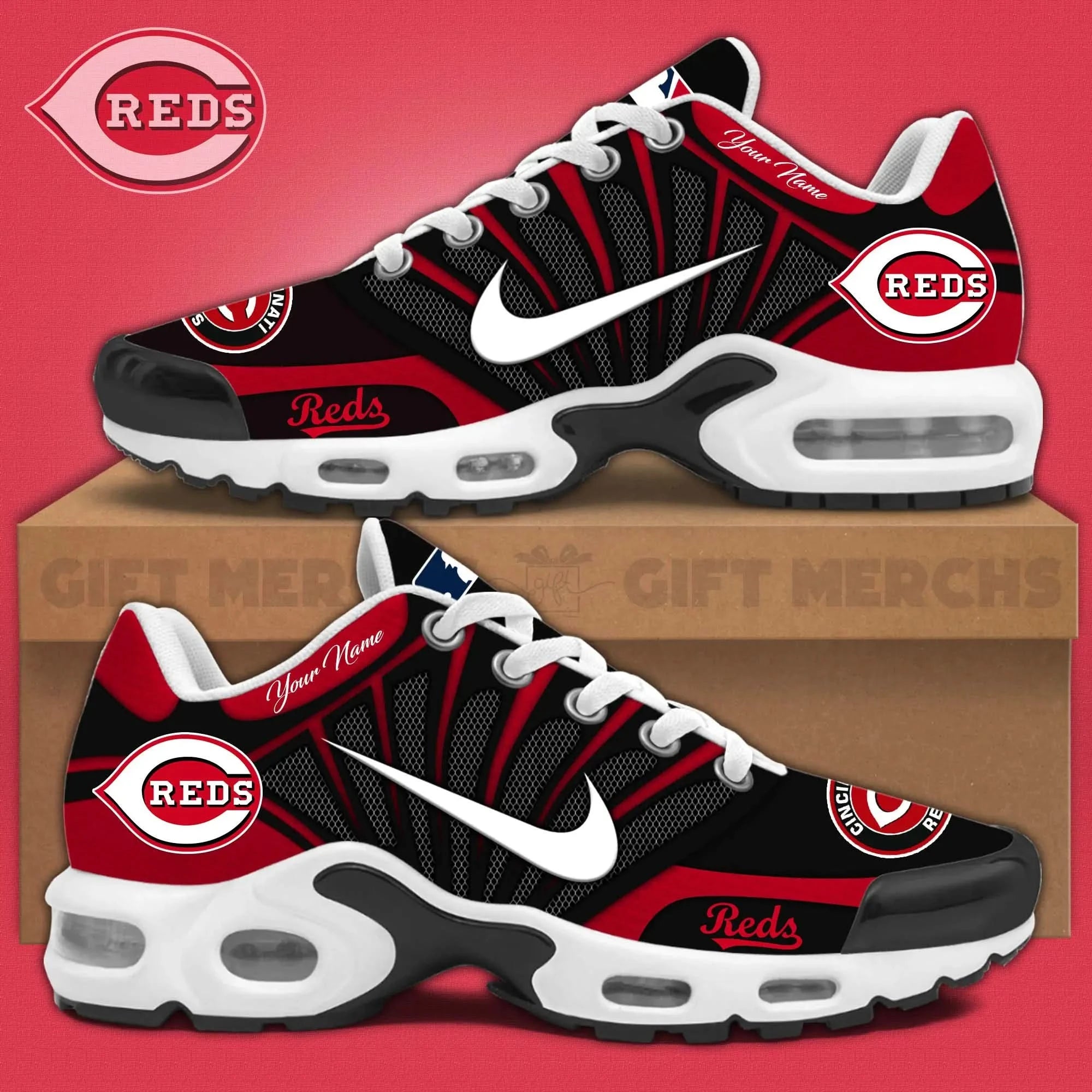 cincinnati reds customized premium sport shoes 2055 jt6rz