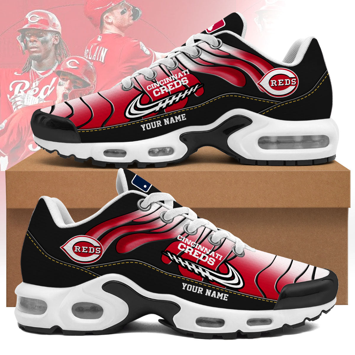 cincinnati reds personalized air max shoes 1847 mts2t