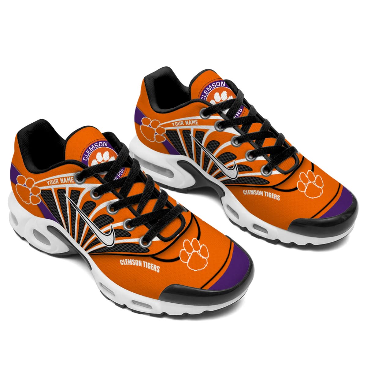 Clemson Tigers  Air Max Plus Shoes - Limited