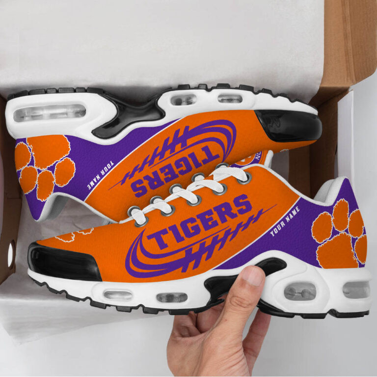 Clemson Tigers Personalized TN Air Max Shoes Air Cushion Sneakers