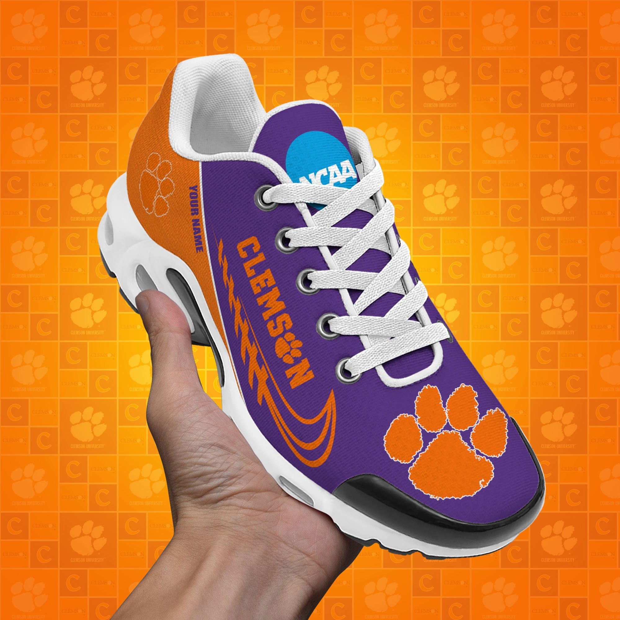 Clemson Tigers TN Shoes Custom Your Name 514