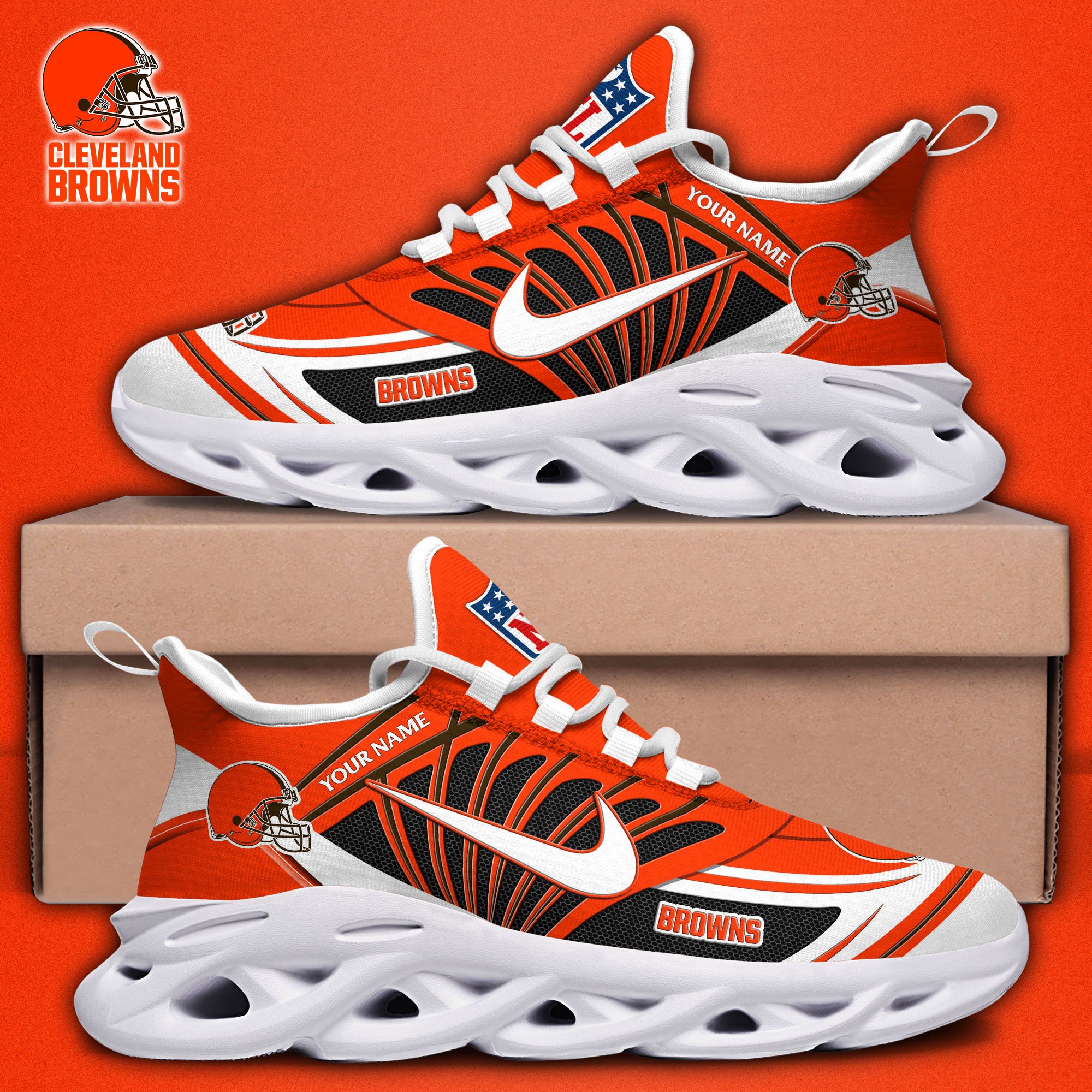 cleveland browns black max soul shoes 2026 versions custom name 898 8545 uj1pu