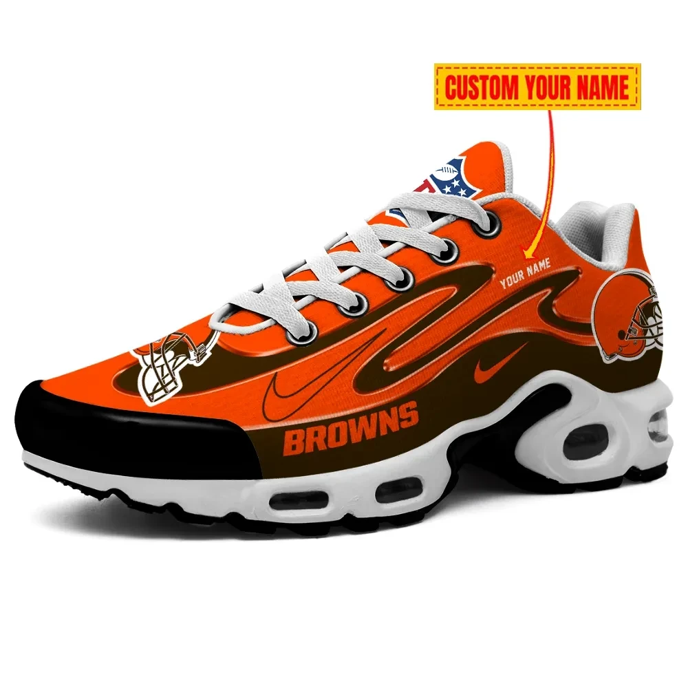 cleveland browns personalized name team mix colors v2 tn air max shoes air cushion sneakers 5167 1ijt8