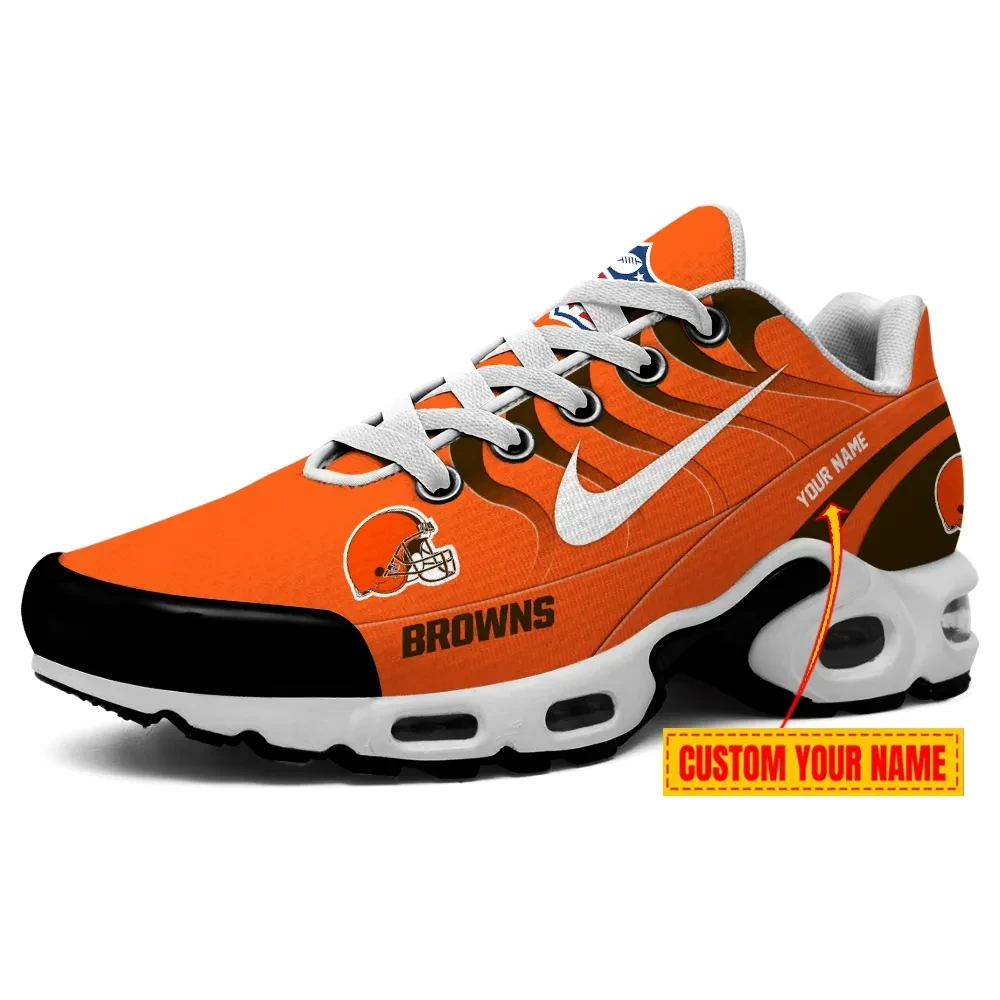 cleveland browns personalized name team mix colors v3 tn air max shoes air cushion sneakers 6138