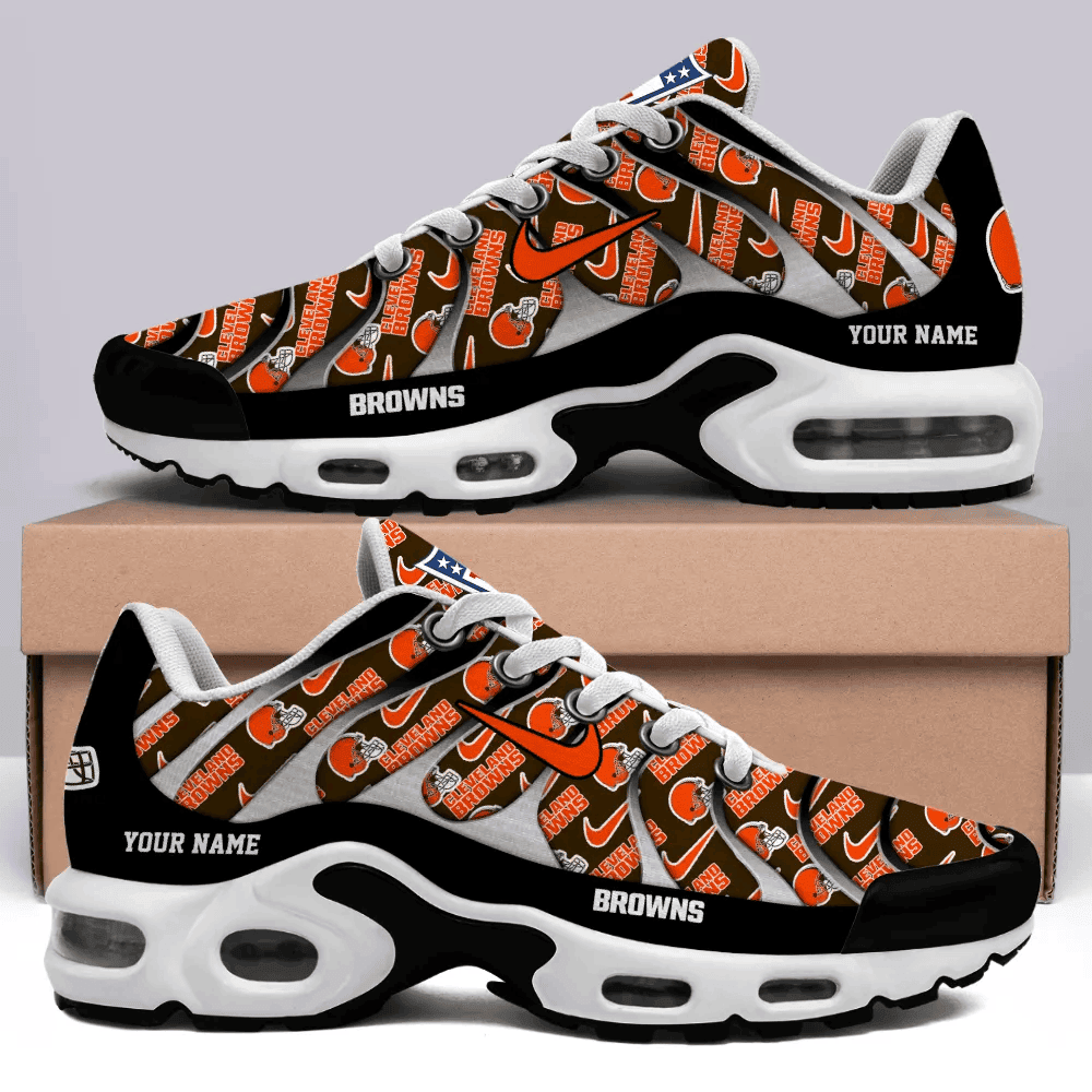 Cleveland Browns Personalized Name Team Mix Colors V5 TN Shoes Air Cushion Sneakers