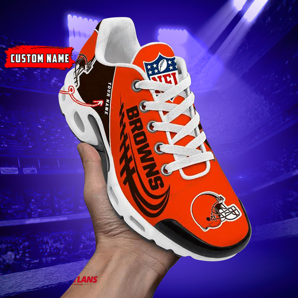 cleveland browns personalized tn air max shoes air cushion sneakers 6677 kticg