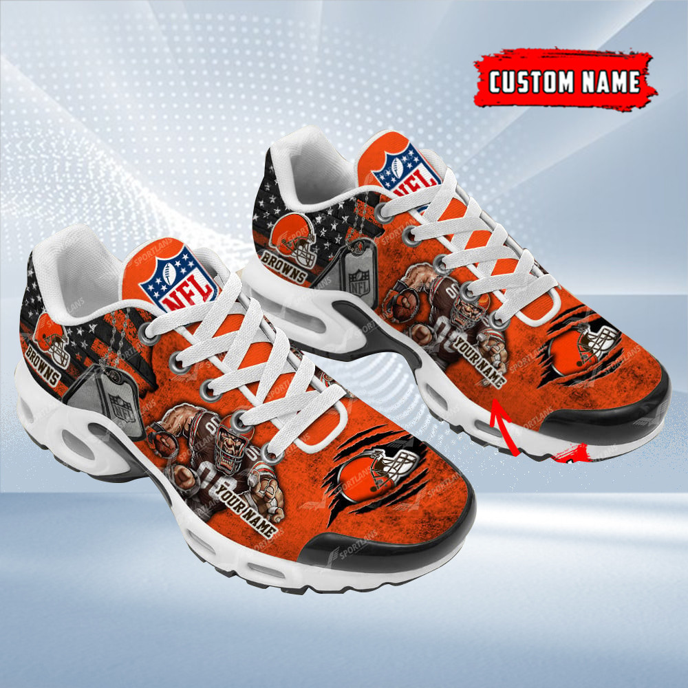 cleveland browns personalized tn air max shoes air cushion sneakers dtynns 2436 ymltq