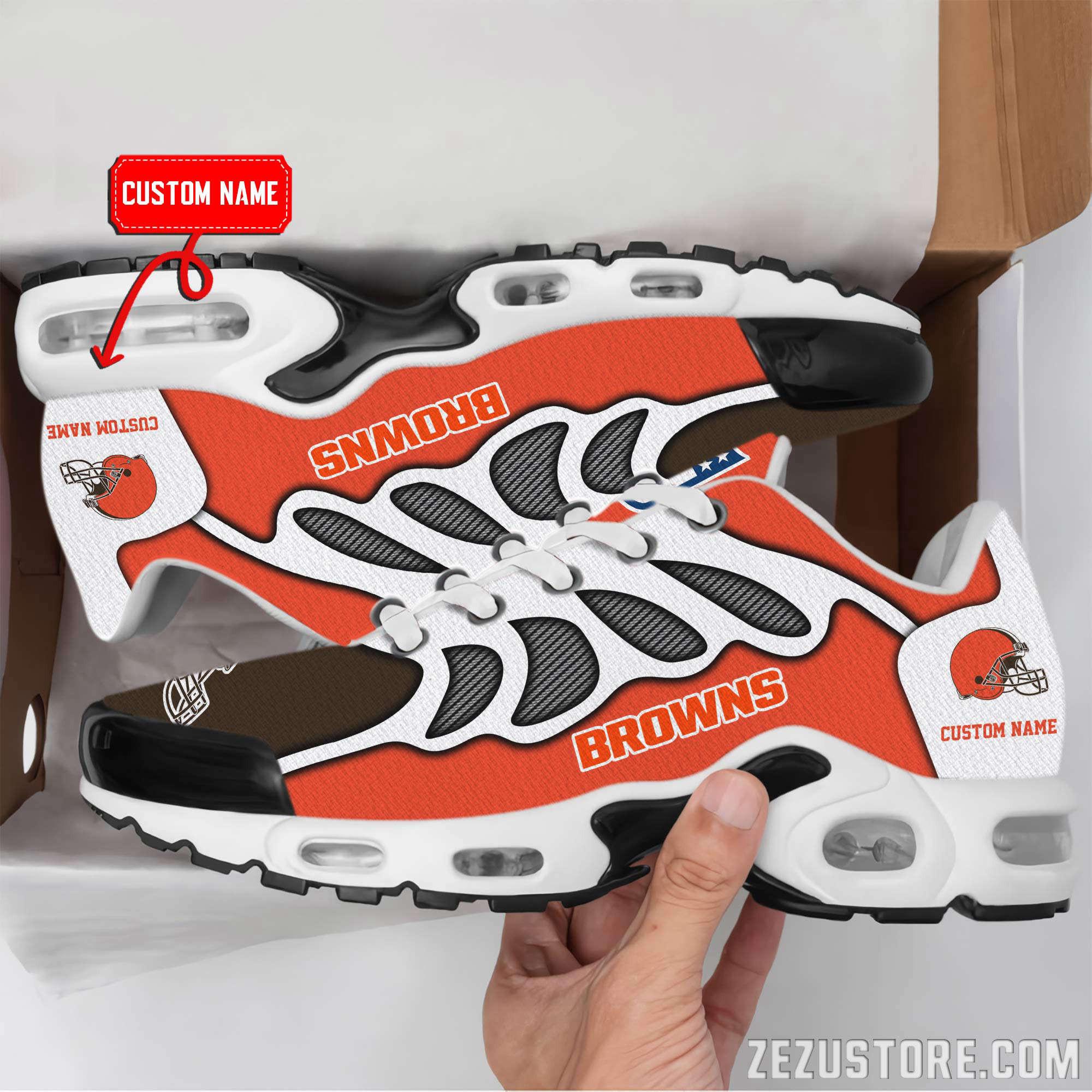Cleveland Browns Premium TN Shoes Air Cushion Sneakers