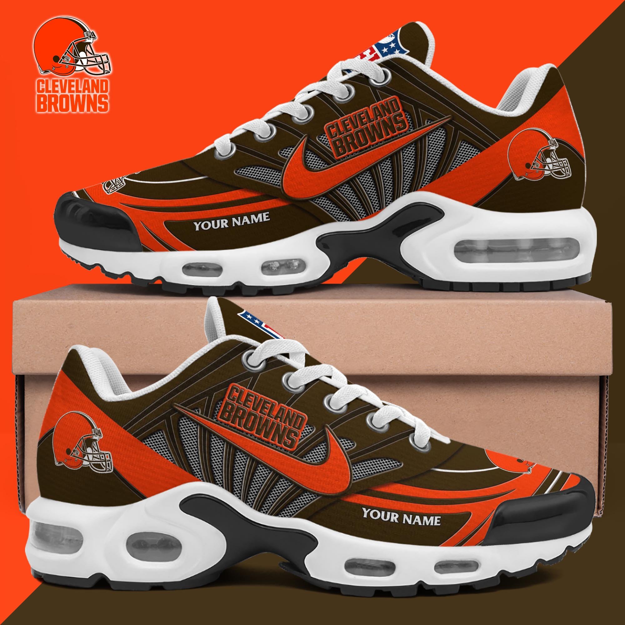 Cleveland Browns TN Shoes 2026 Version Custom Your Name 582