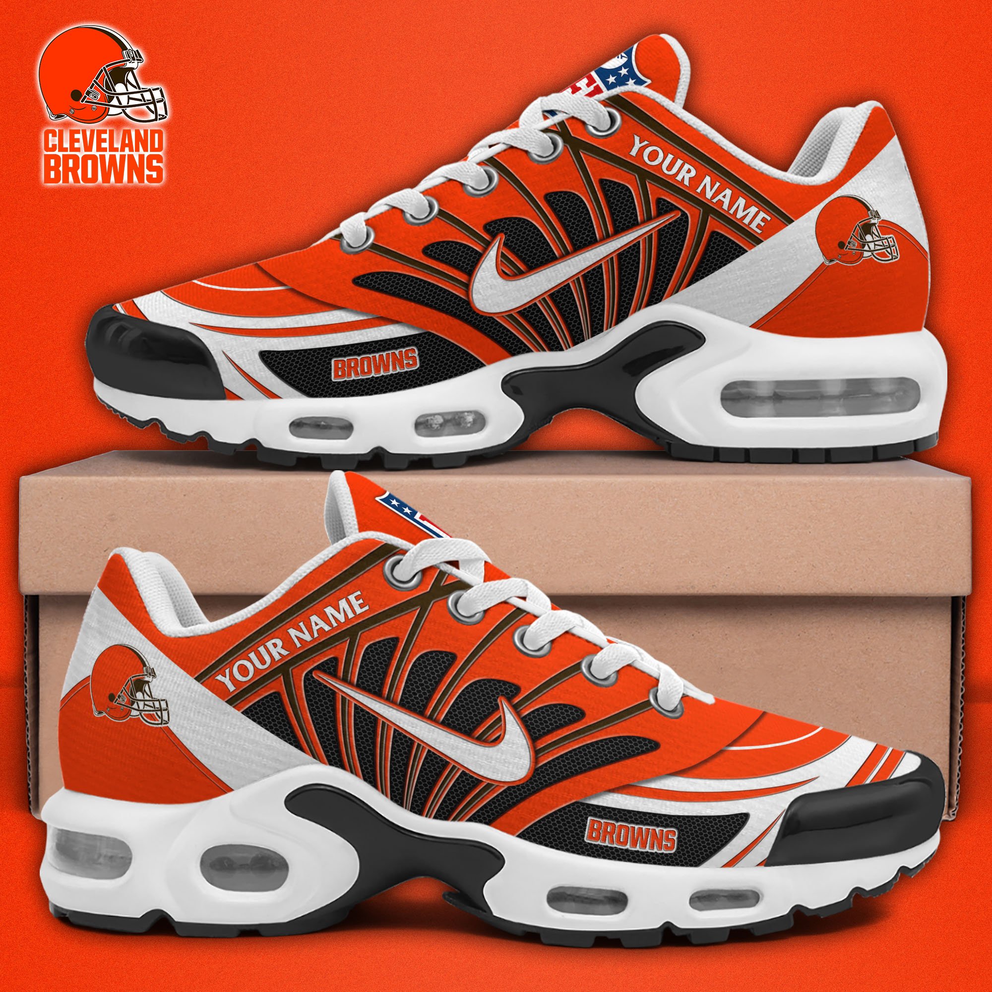 cleveland browns tn shoes 2026 versions custom your name 921 3732 78yn3