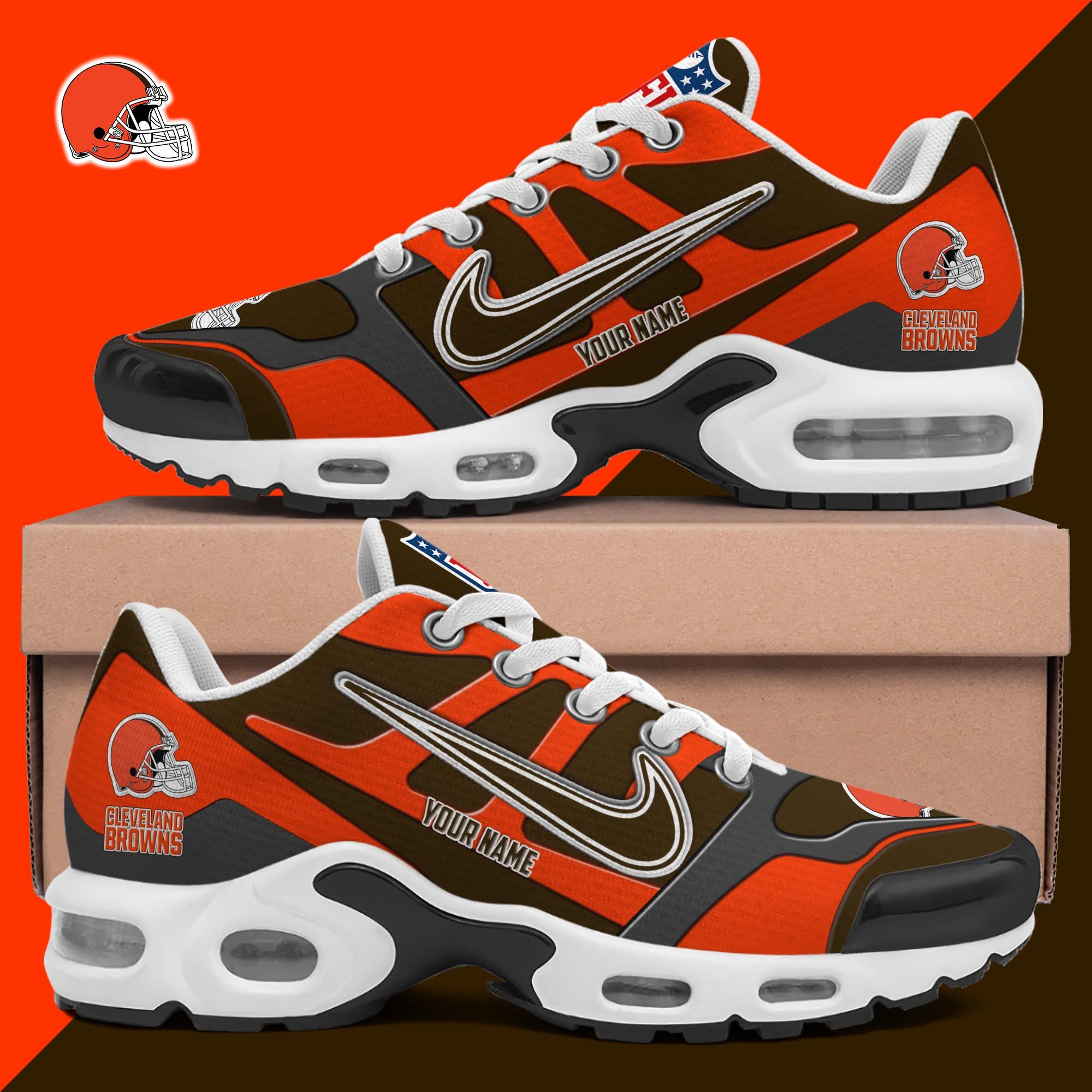 cleveland browns tn shoes custom your name 3689 2mshd