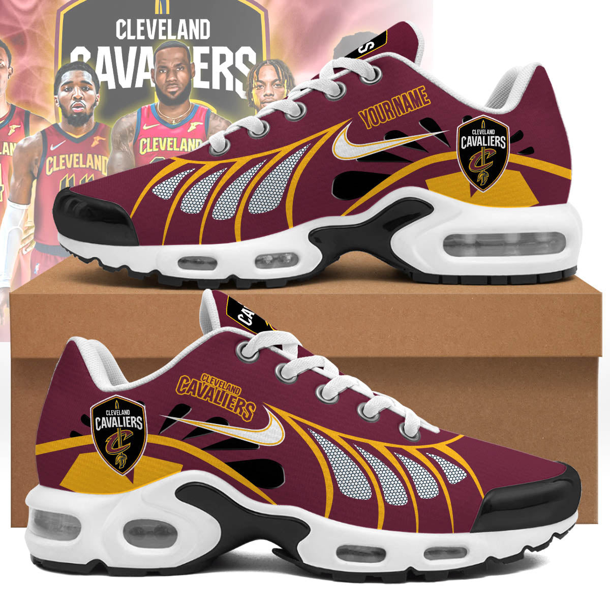 Cleveland Cavaliers Personalized Air Max Shoes 