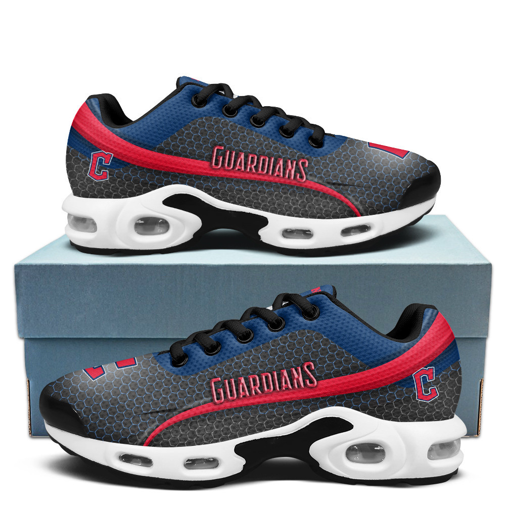cleveland guardians personalized name team colors wave line beehive pattern tn air max shoes air cushion sneakers 8335 0pq2b