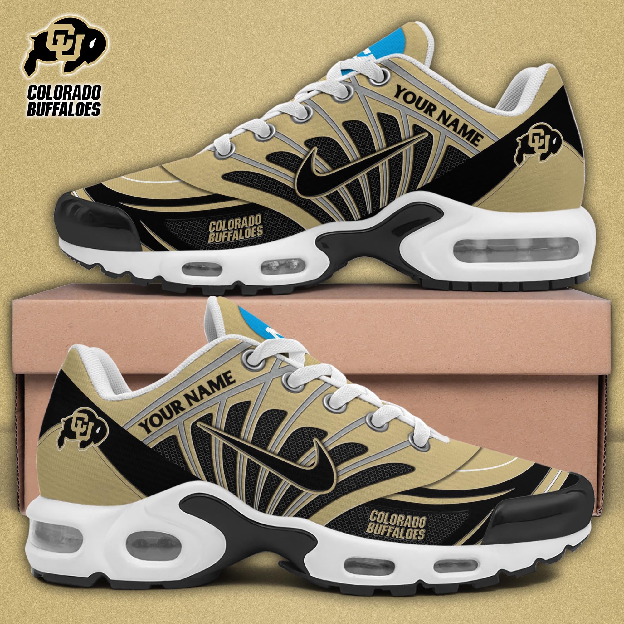 colorado buffaloes tn shoes 2026 version custom name 9003 lnwsg