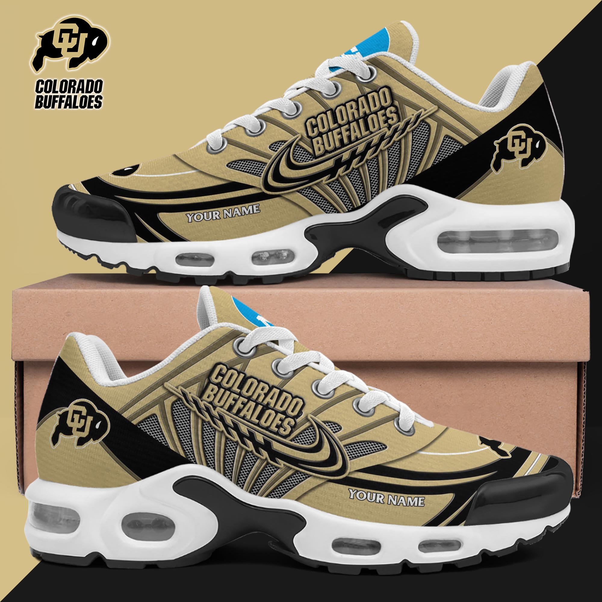 colorado buffaloes tn shoes 2026 version custom your name 7691 nk03b