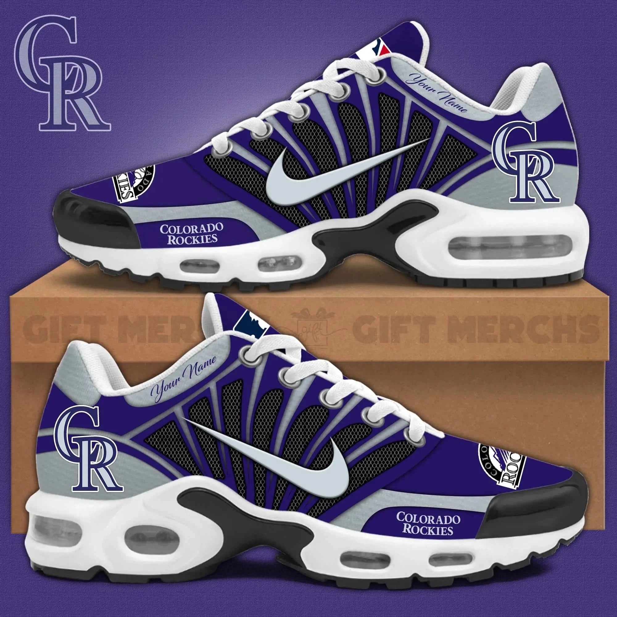 colorado rockies customized premium sport shoes 4240 domz2