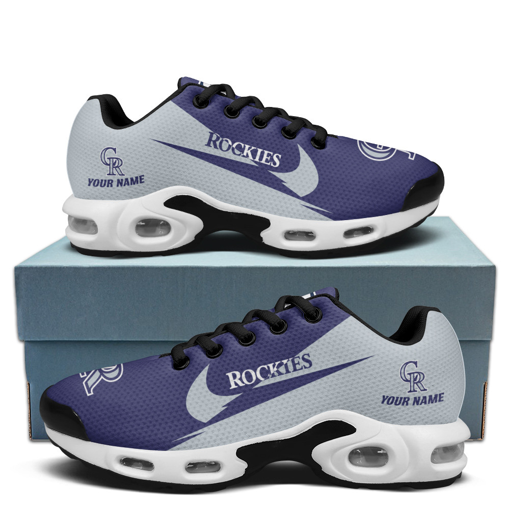 colorado rockies personalized name team logo wings of god pattern tn air max shoes air cushion sneakers 4312 lwyfz